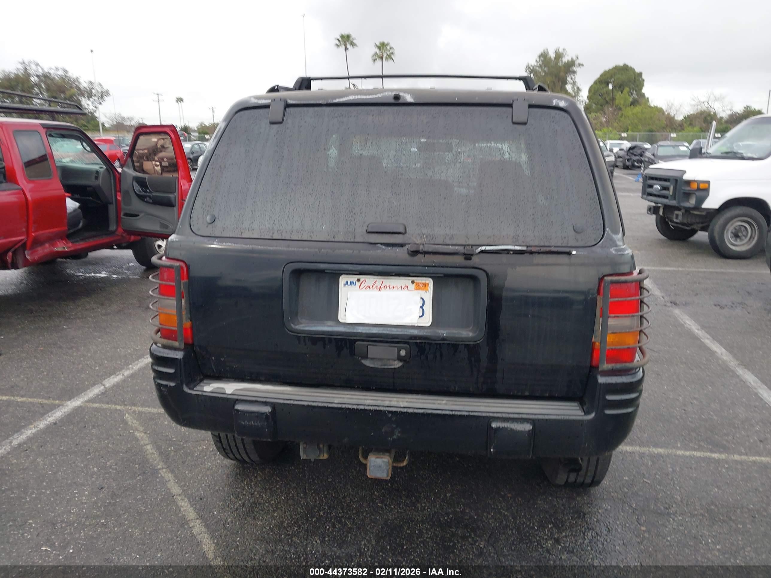 1997 Jeep Grand Cherokee Limited Black vin: 1J4GZ78Y8VC598765