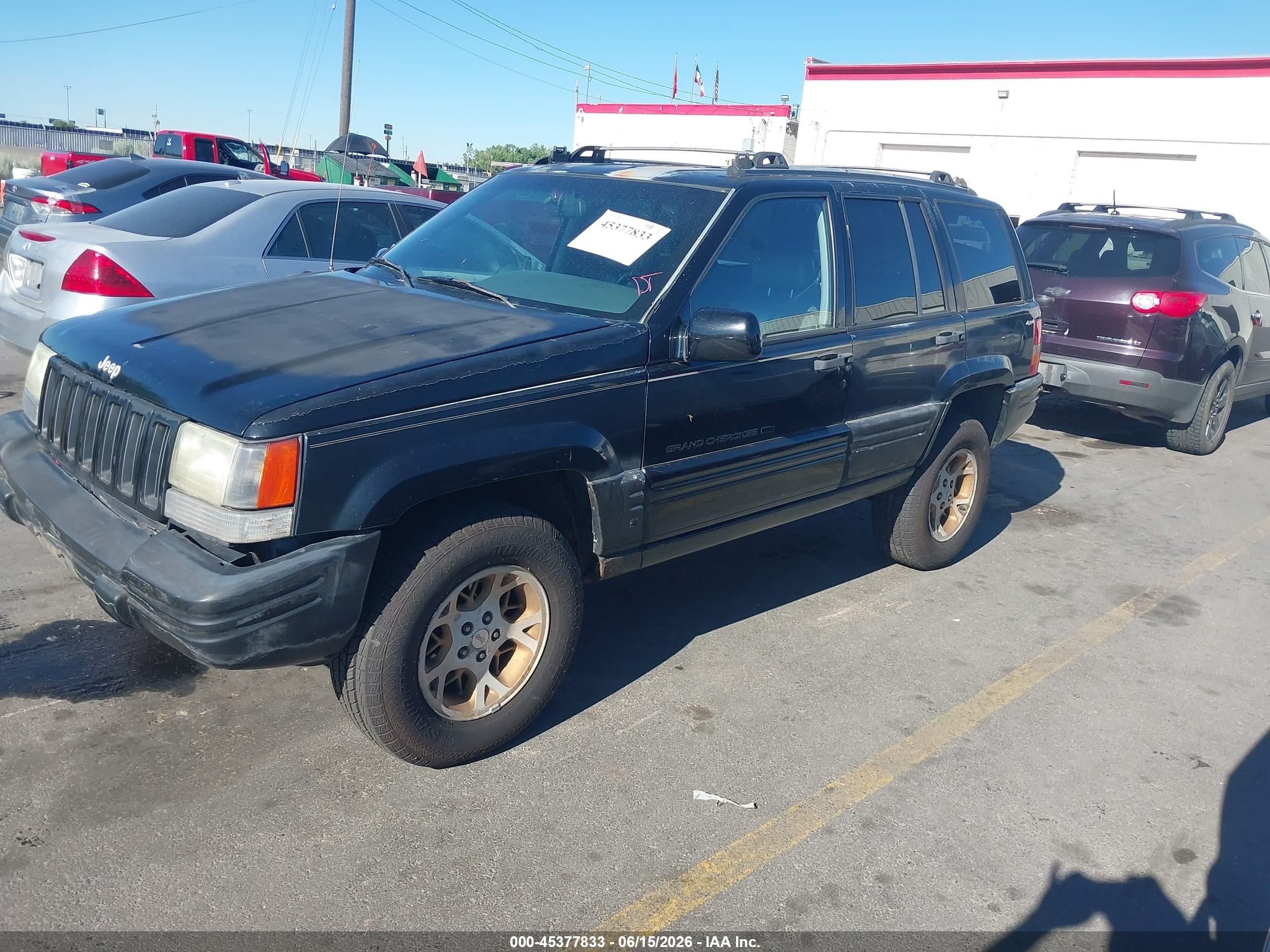 1996 Jeep Grand Cherokee Limited Синий vin: 1J4GZ78Y9TC236134