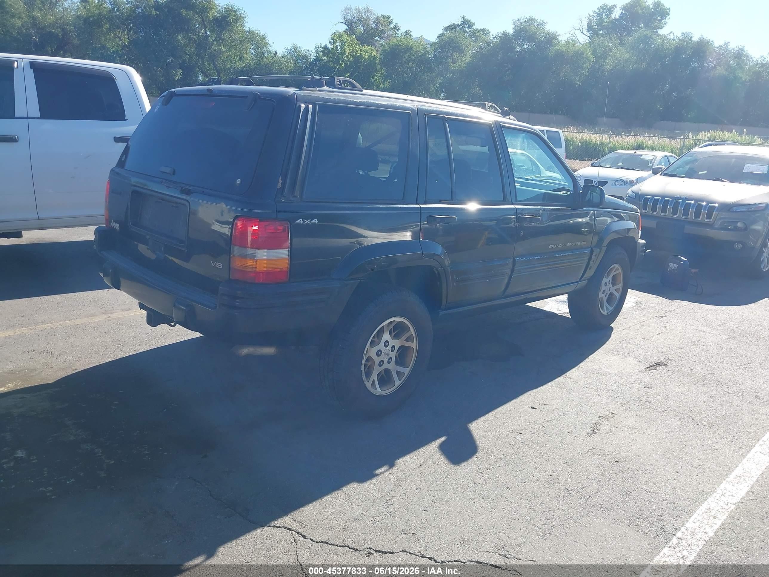 1996 Jeep Grand Cherokee Limited Синий vin: 1J4GZ78Y9TC236134