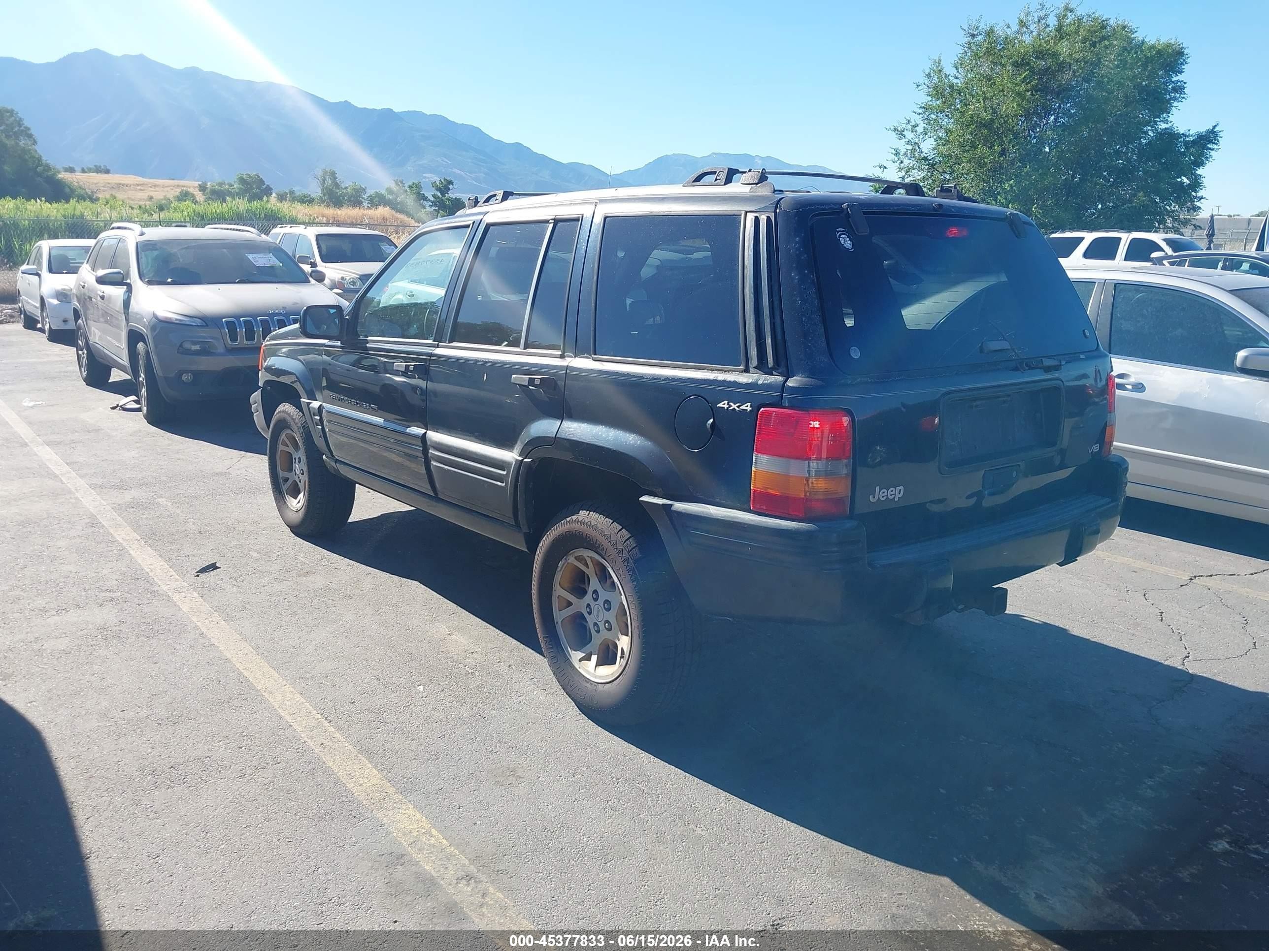 1996 Jeep Grand Cherokee Limited Синий vin: 1J4GZ78Y9TC236134