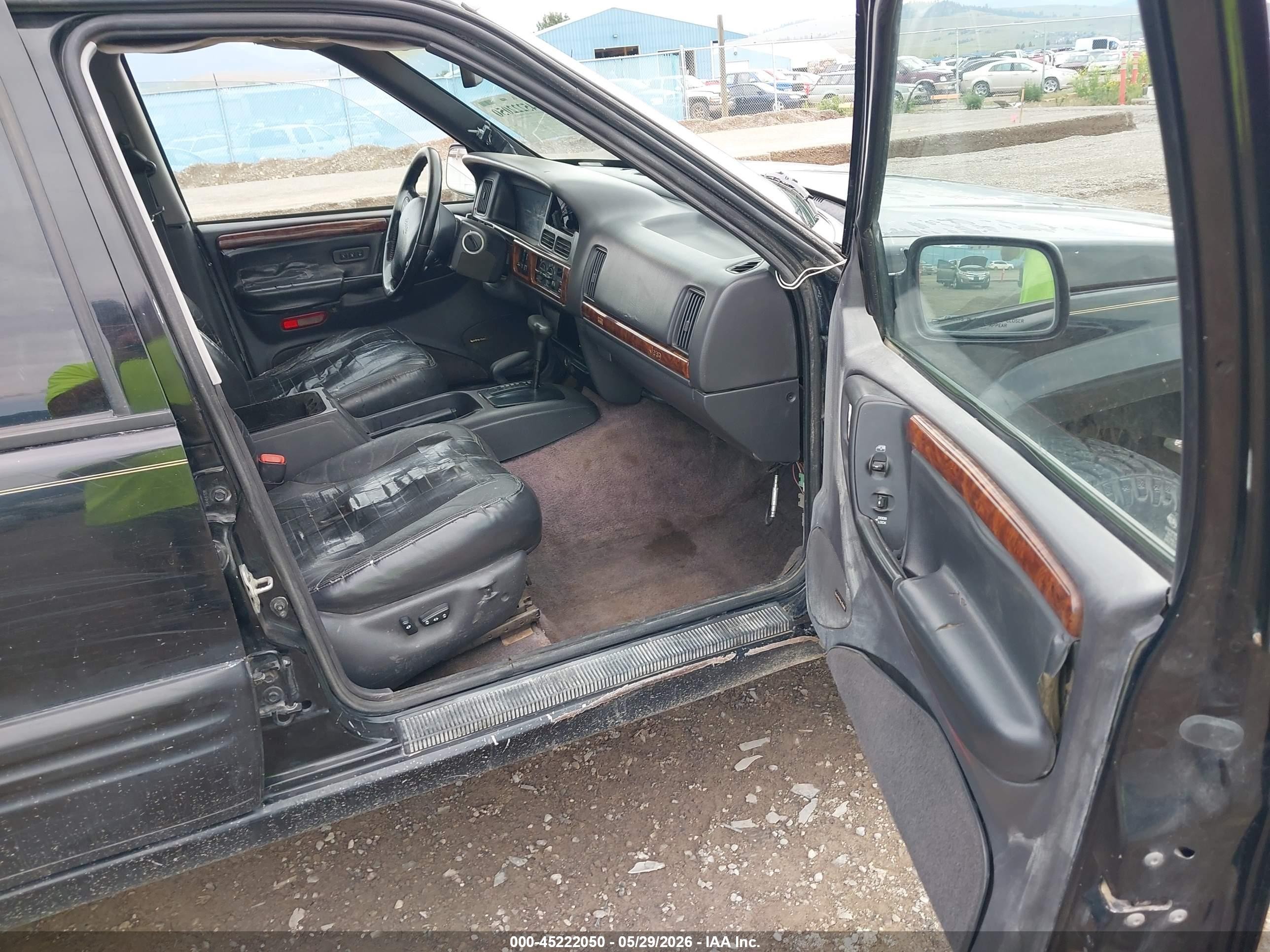 1996 Jeep Grand Cherokee Limited Black vin: 1J4GZ78Y9TC251247