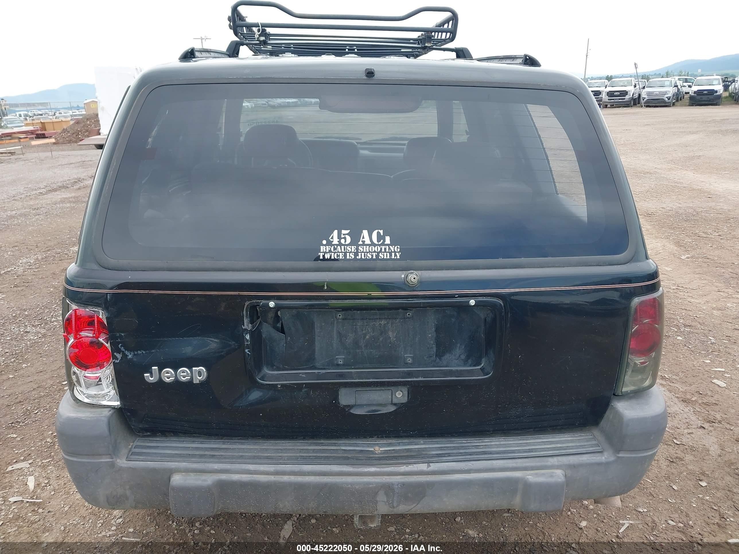 1996 Jeep Grand Cherokee Limited Black vin: 1J4GZ78Y9TC251247