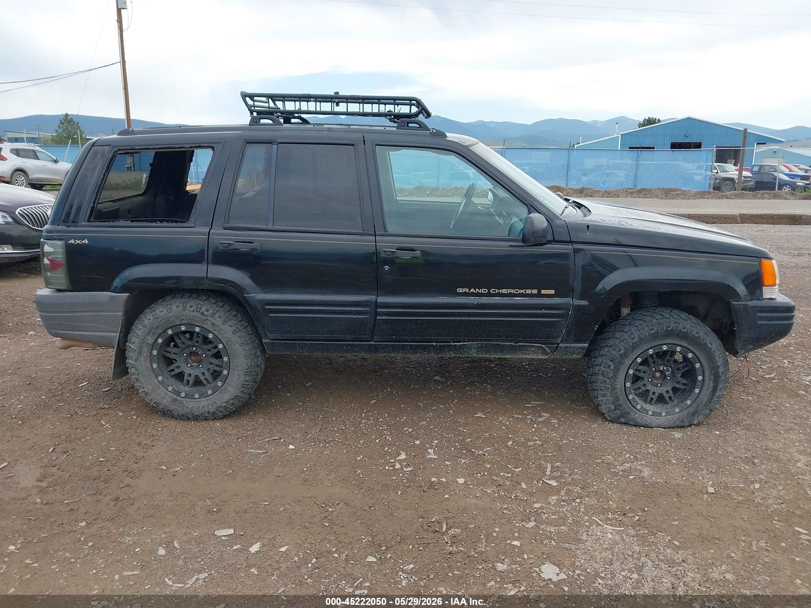 1996 Jeep Grand Cherokee Limited Black vin: 1J4GZ78Y9TC251247
