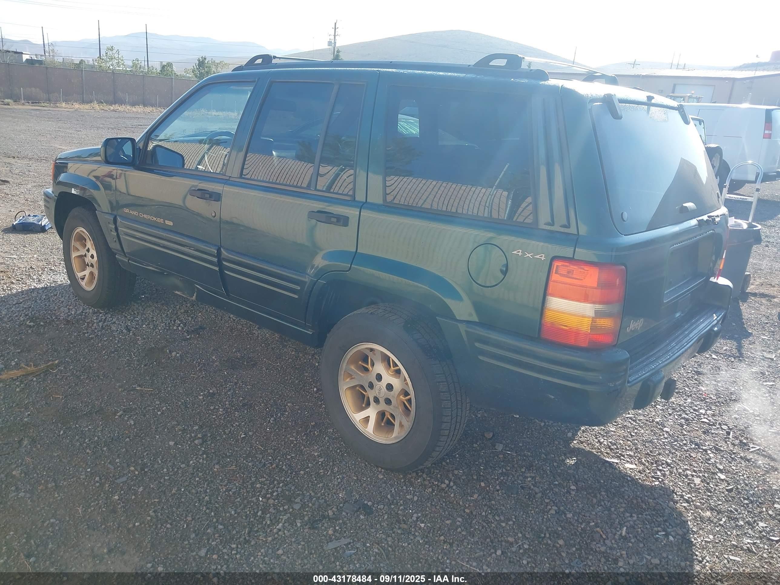 1996 Jeep Grand Cherokee Limited Зеленый vin: 1J4GZ78Y9TC368519