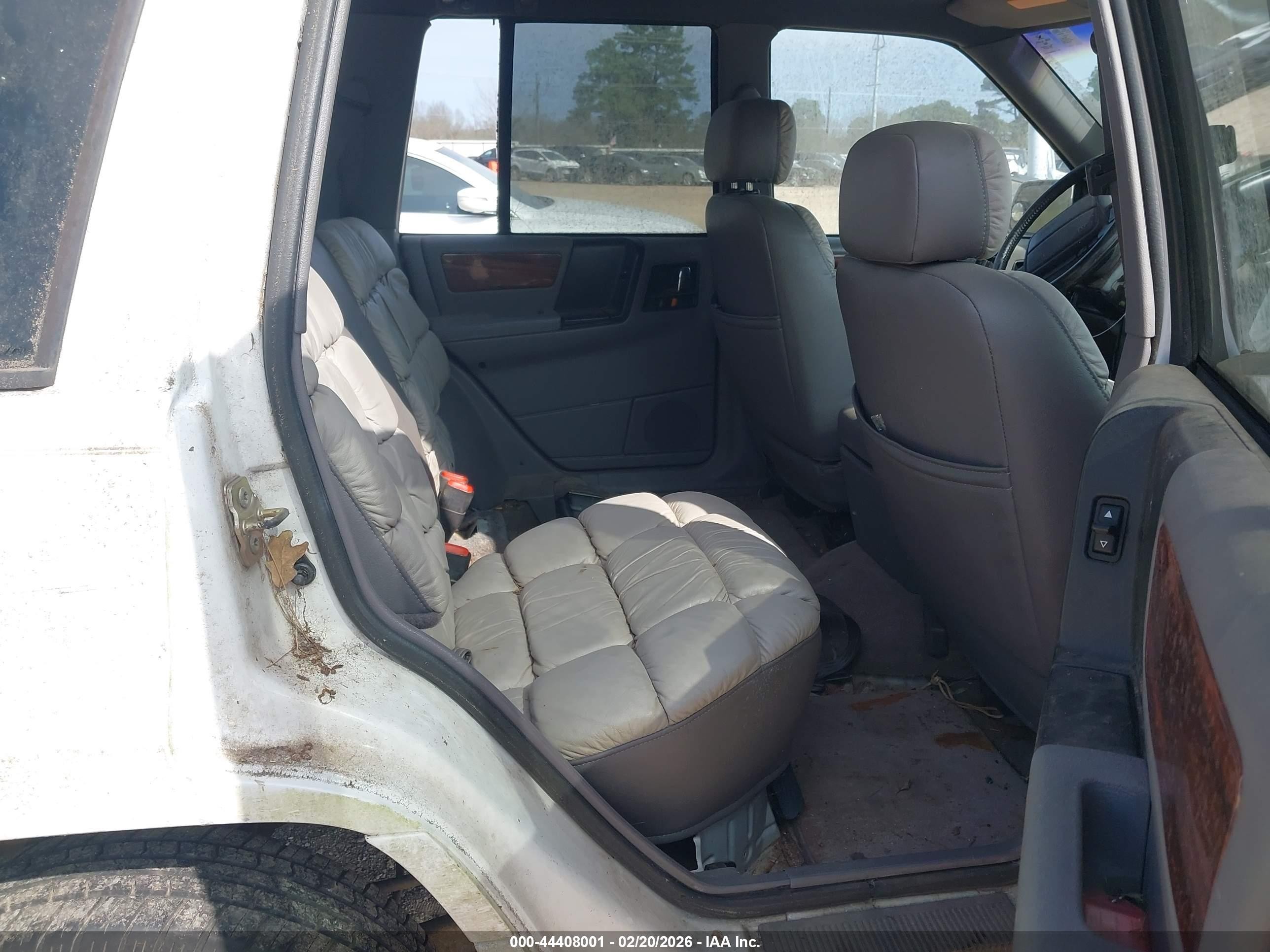 1995 Jeep Grand Cherokee Limited/orvis Белый vin: 1J4GZ78YXSC504896