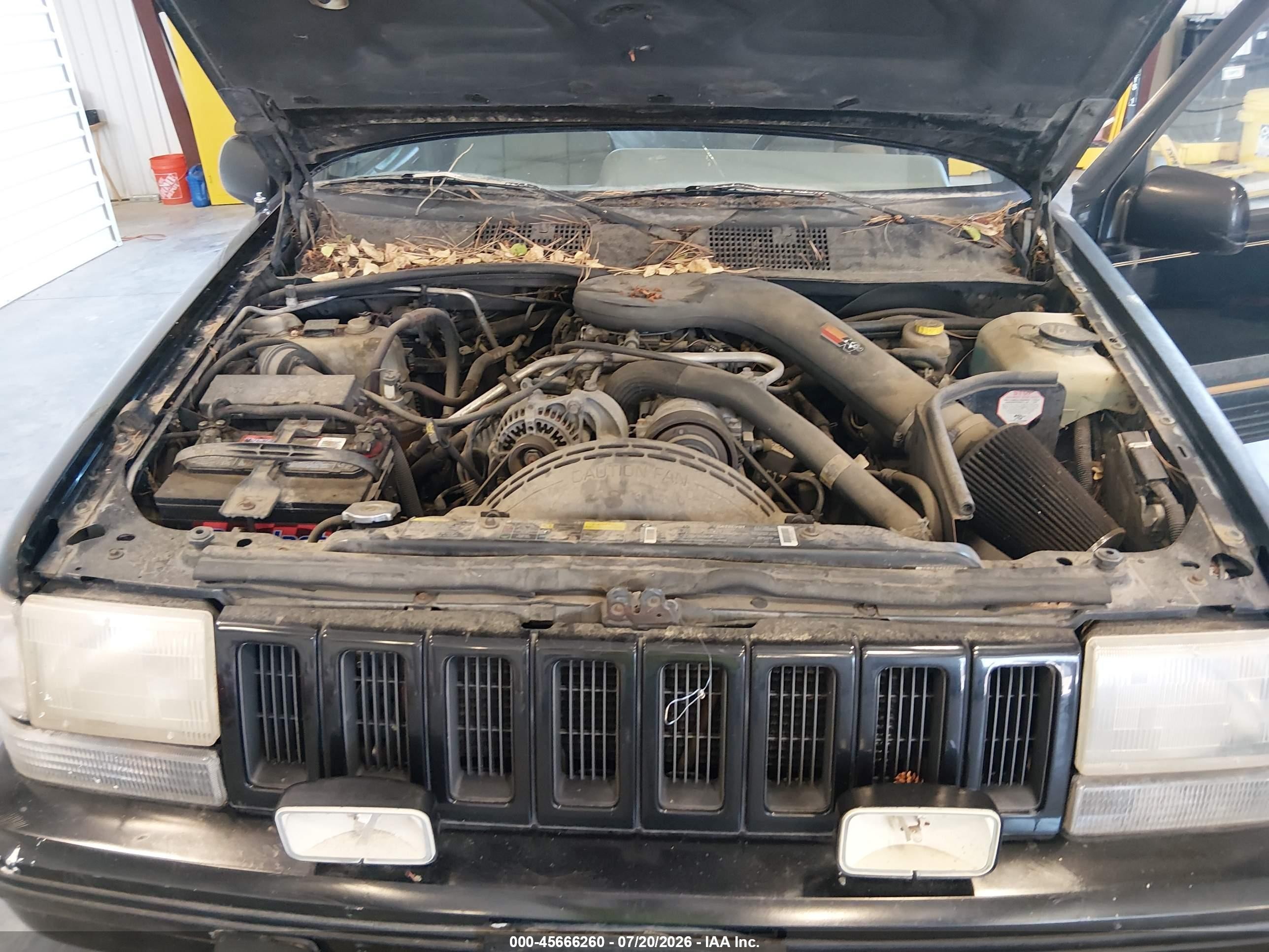 1995 Jeep Grand Cherokee Limited/orvis Black vin: 1J4GZ78YXSC748712