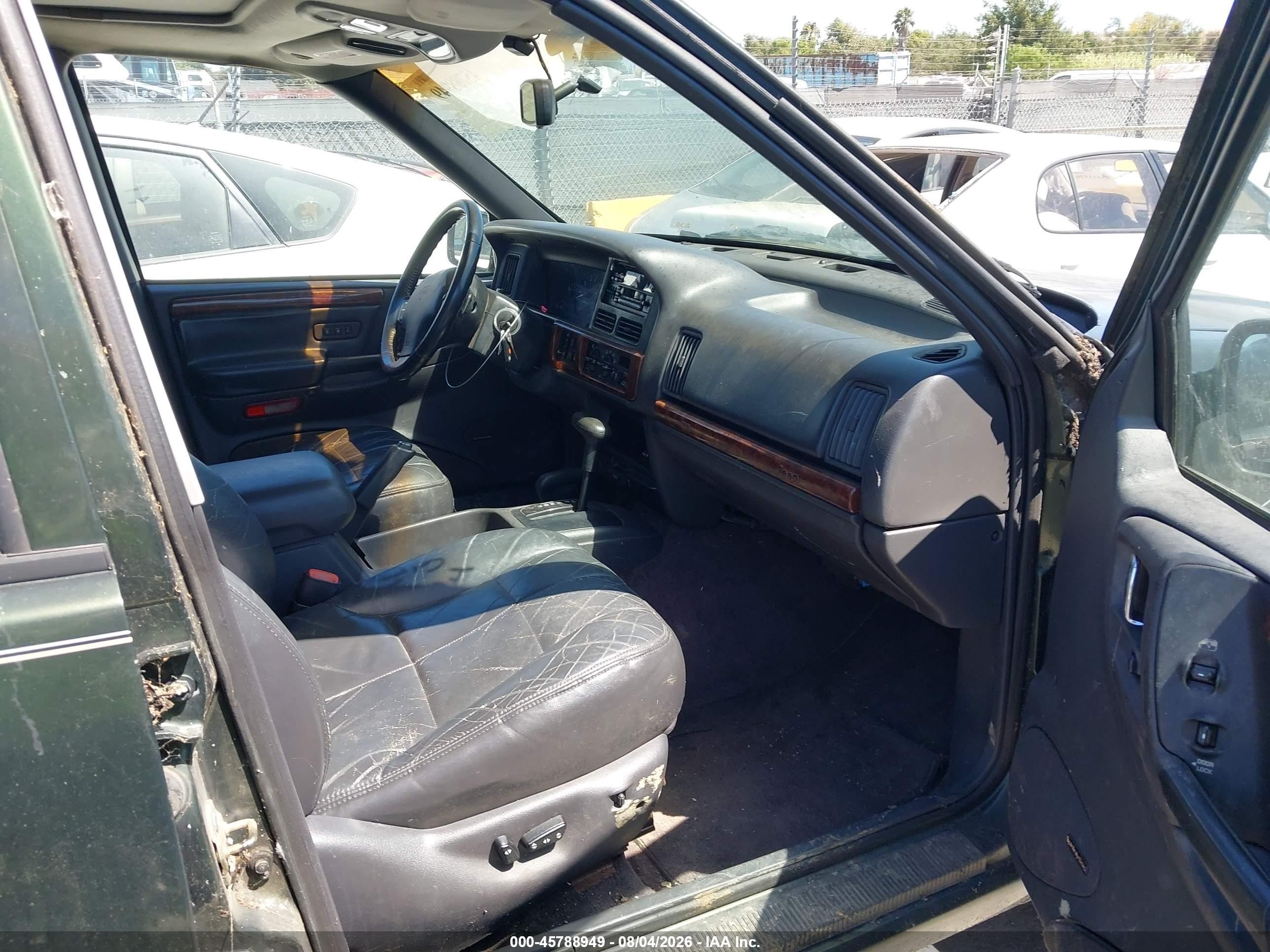 1996 Jeep Grand Cherokee Limited Green vin: 1J4GZ78YXTC354810