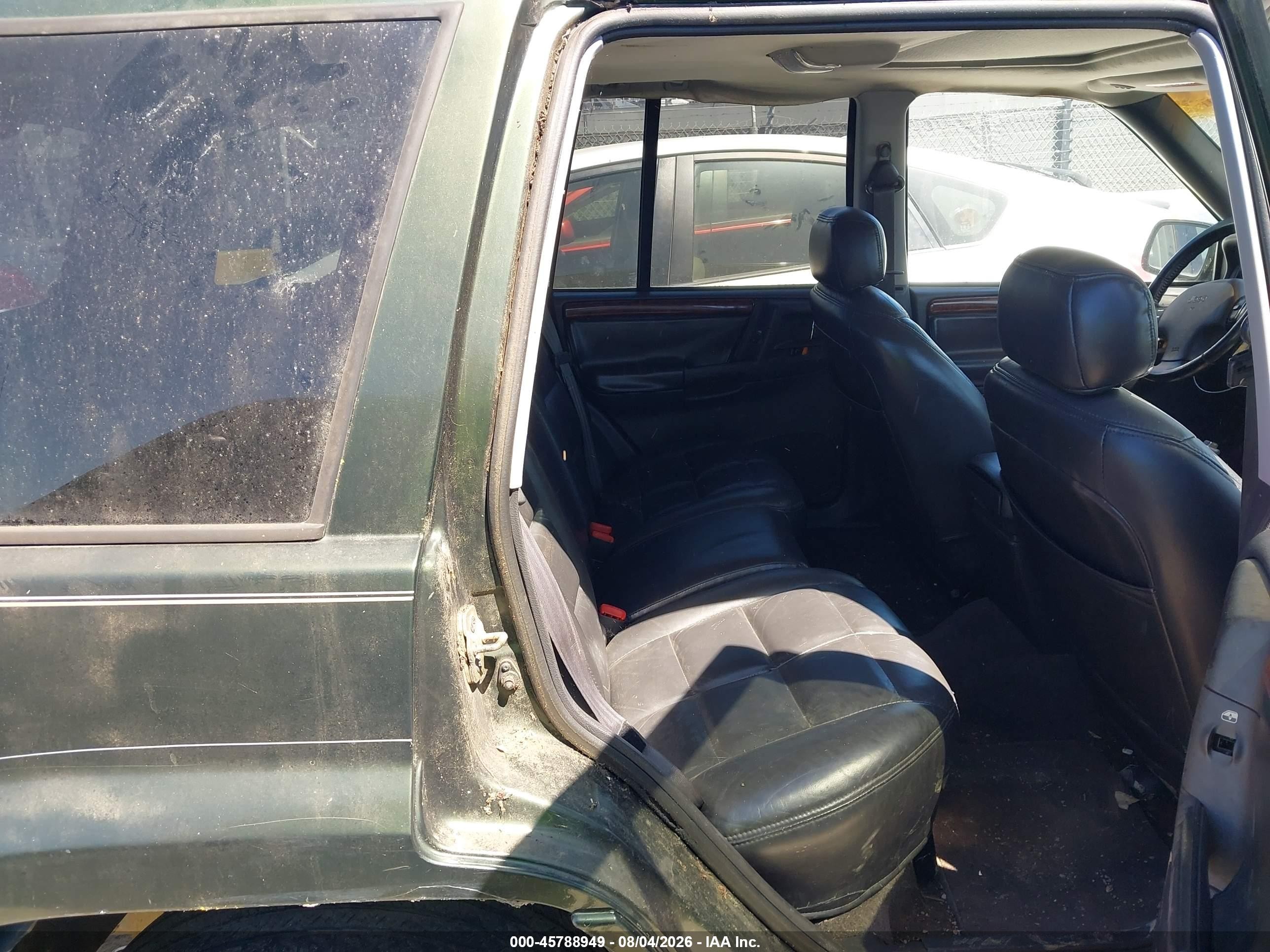 1996 Jeep Grand Cherokee Limited Green vin: 1J4GZ78YXTC354810