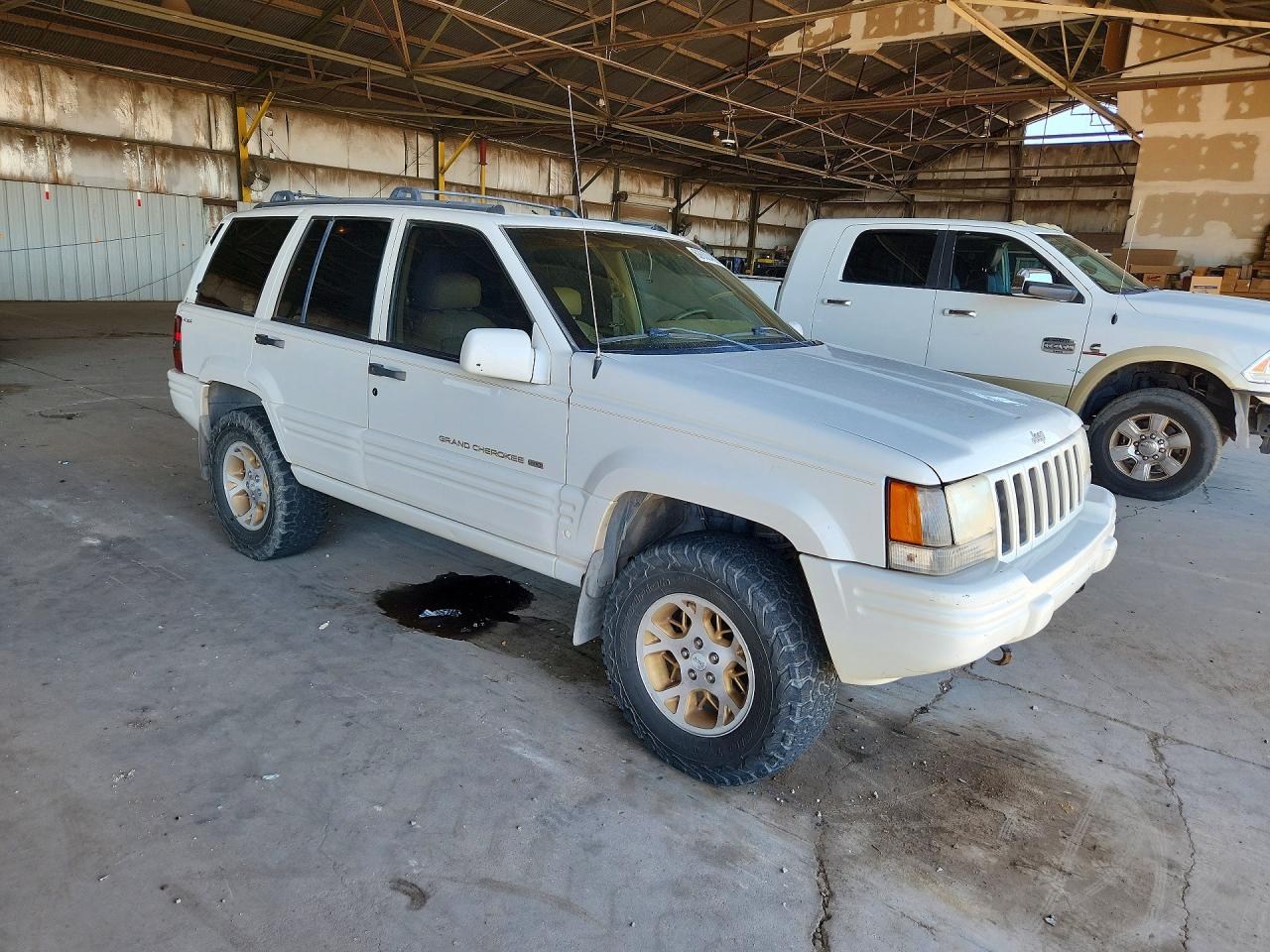 1998 Jeep Grand Cherokee Limited White vin: 1J4GZ78YXWC322296