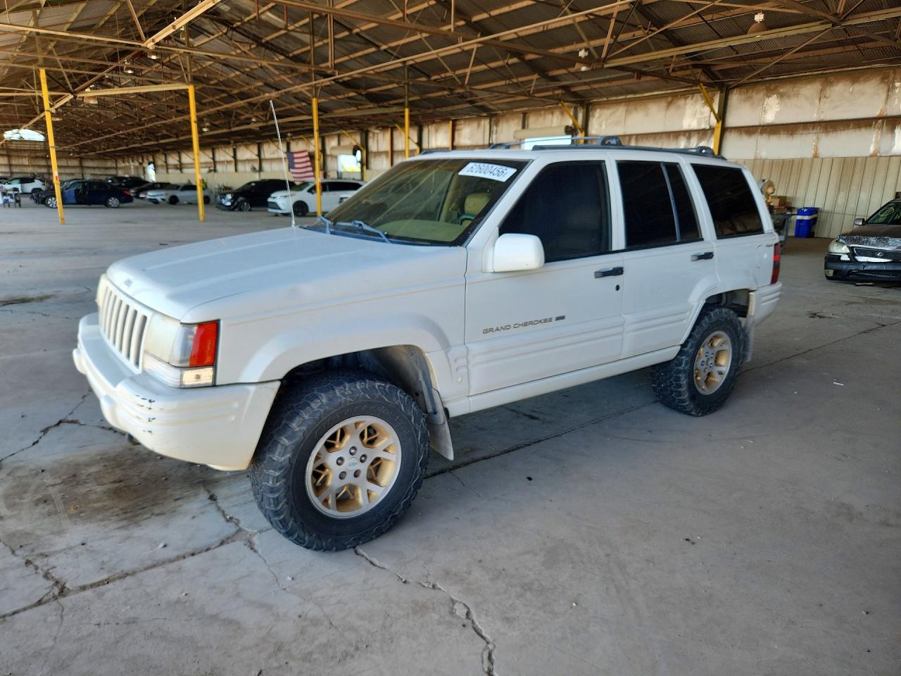 1998 Jeep Grand Cherokee Limited White vin: 1J4GZ78YXWC322296