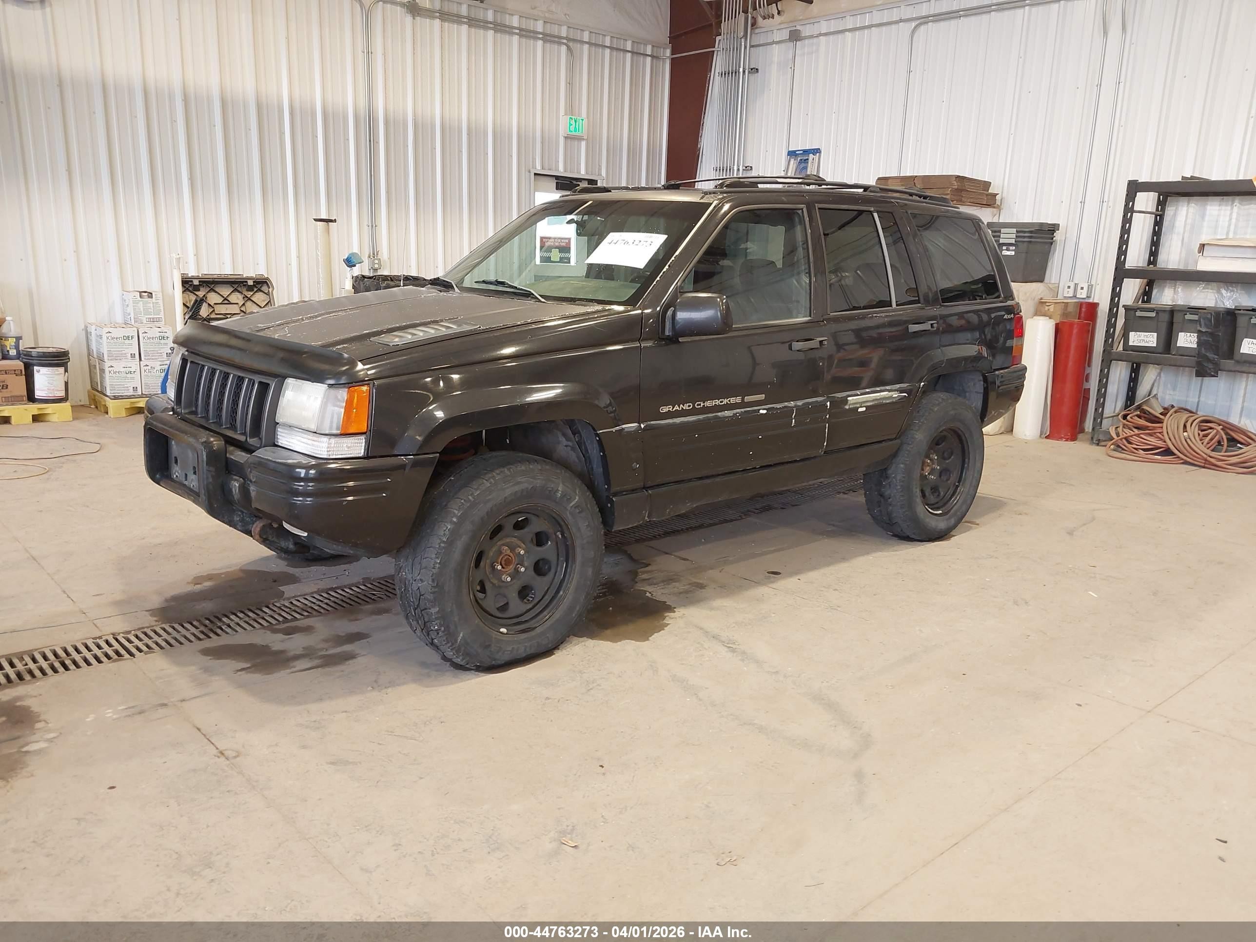 1998 Jeep Grand Cherokee Limited Black vin: 1J4GZ88Z0WC176201