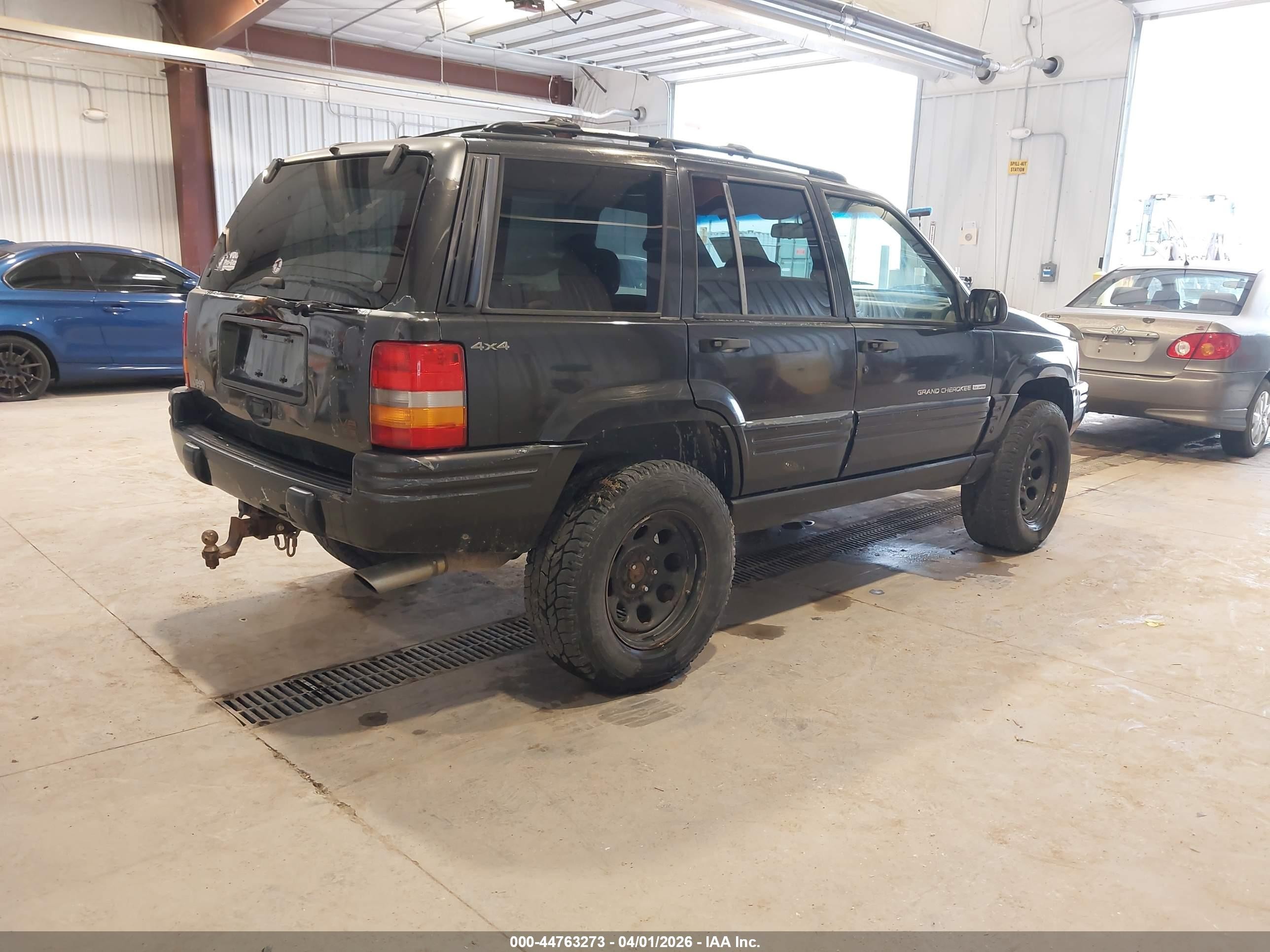 1998 Jeep Grand Cherokee Limited Black vin: 1J4GZ88Z0WC176201