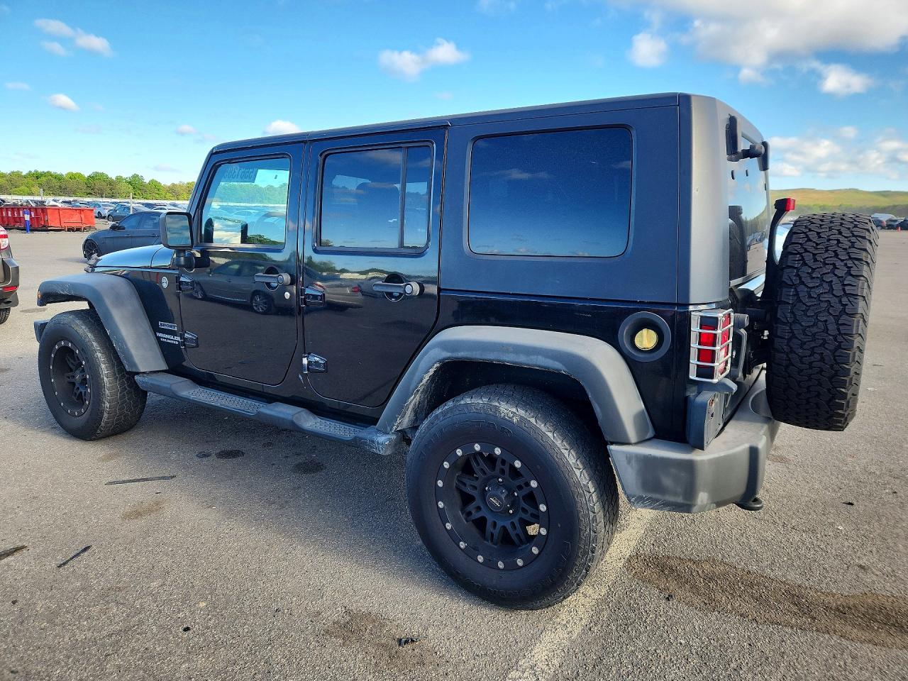 2010 Jeep Wrangler Unlimited Sport Black vin: 1J4HA3H10AL166558