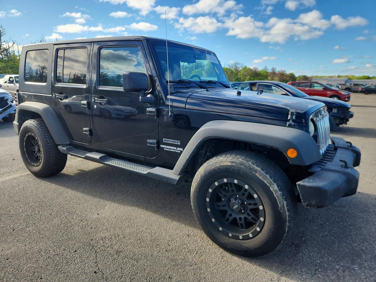 2010 Jeep Wrangler Unlimited Sport Black vin: 1J4HA3H10AL166558