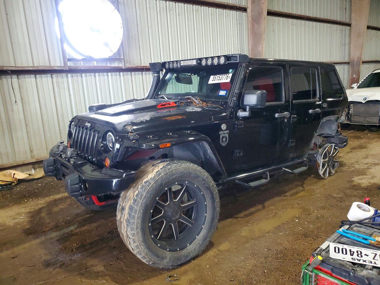 2011 Jeep Wrangler Unlimited Sport Black vin: 1J4HA3H10BL614248