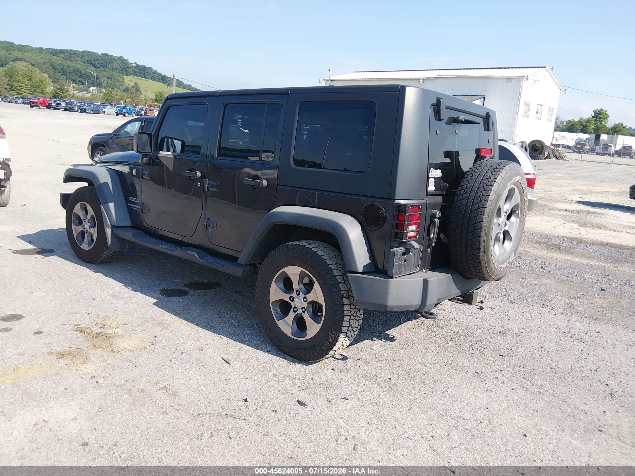 2010 Jeep Wrangler Unlimited Sport Gray vin: 1J4HA3H16AL140952