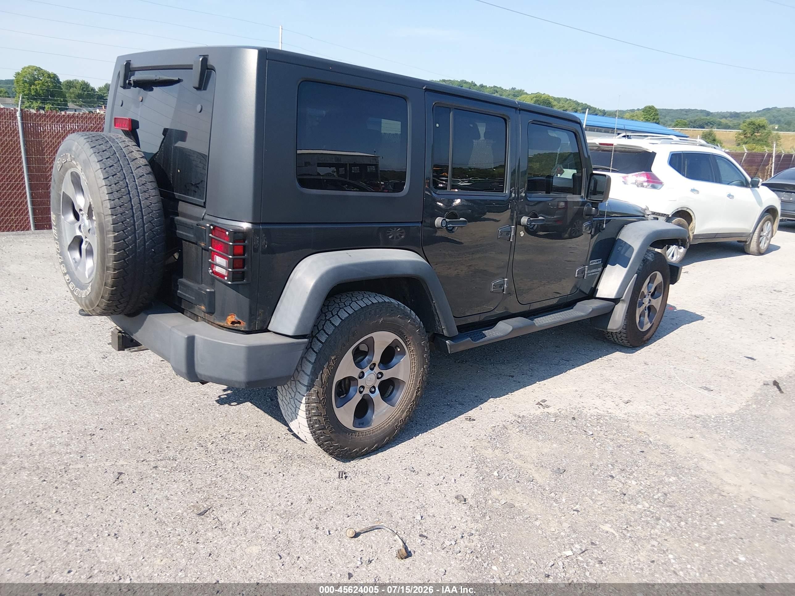 2010 Jeep Wrangler Unlimited Sport Gray vin: 1J4HA3H16AL140952