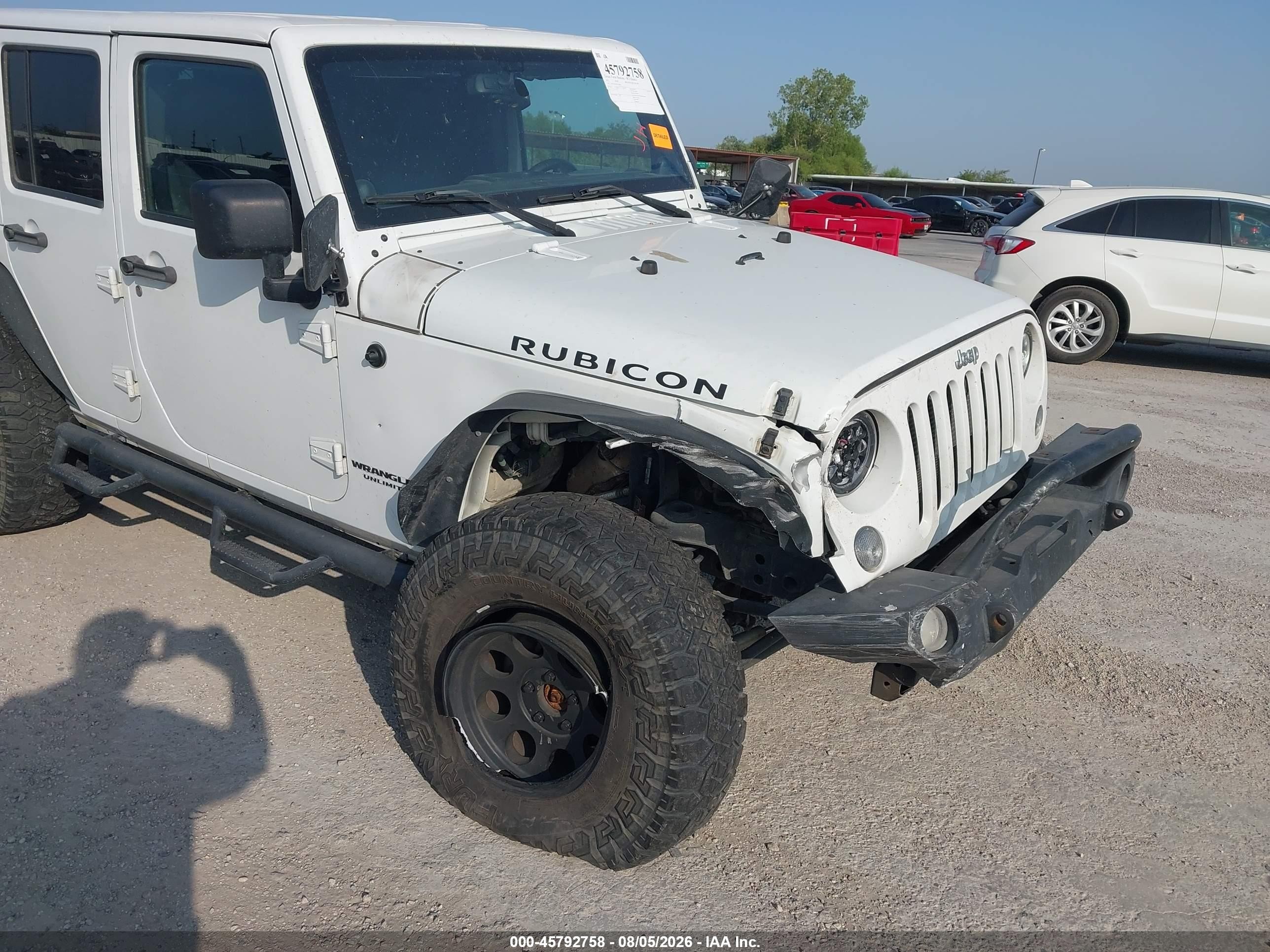 2011 Jeep Wrangler Unlimited Sport White vin: 1J4HA3H17BL528662