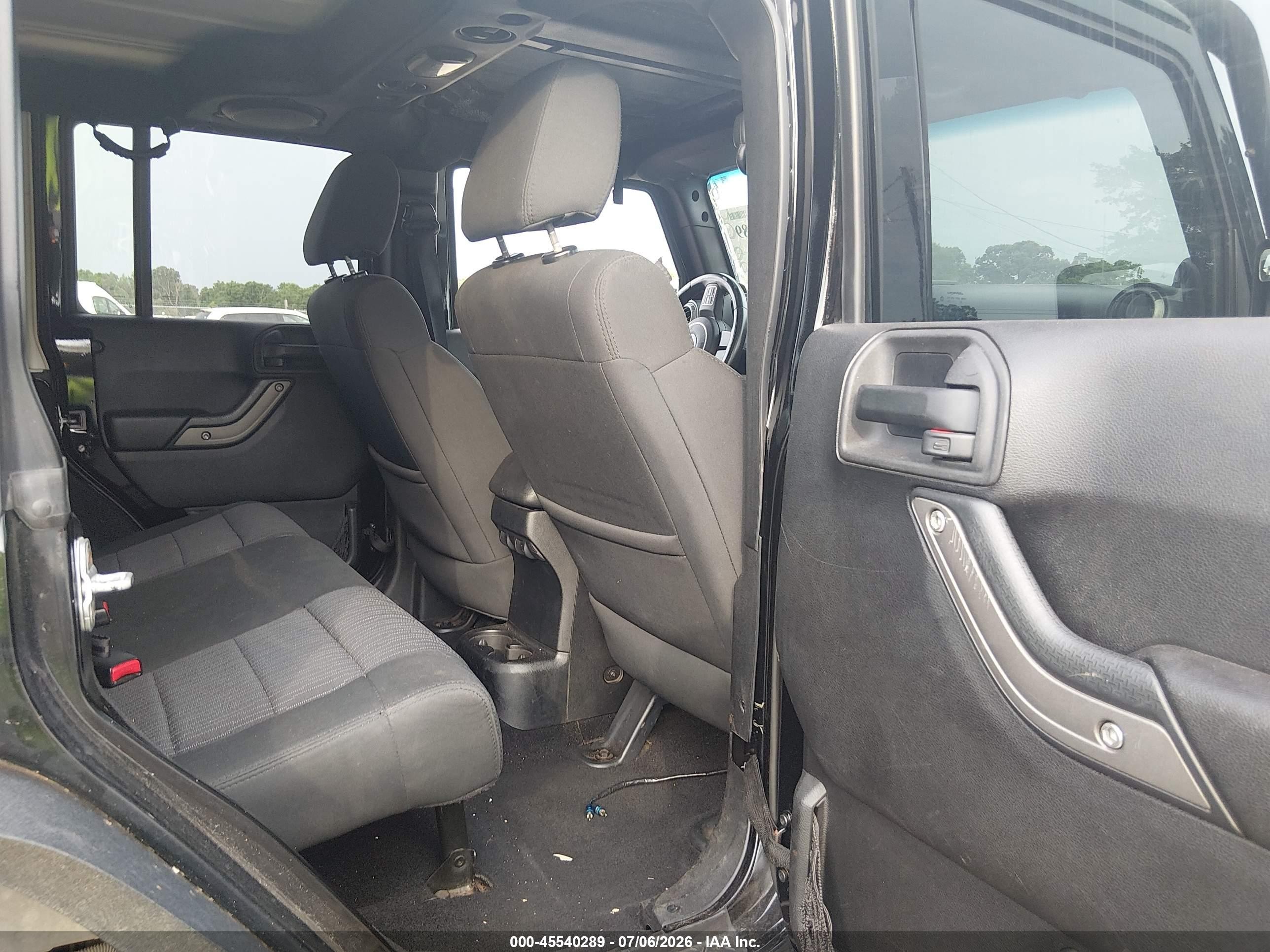 2011 Jeep Wrangler Unlimited Sport Black vin: 1J4HA3H1XBL610322