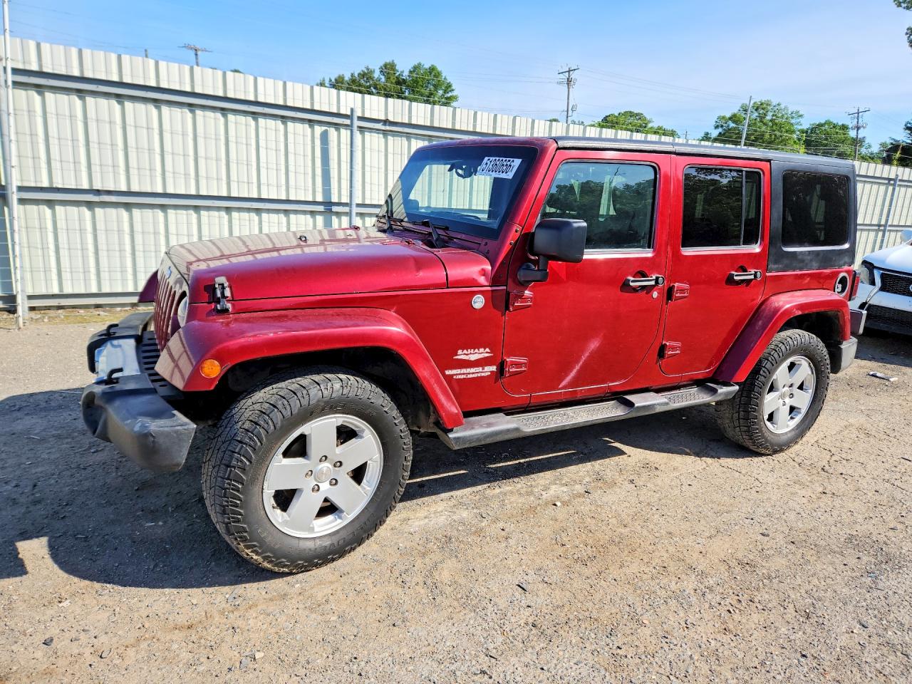 2011 Jeep Wrangler Unlimited Sahara Burgundy vin: 1J4HA5H11BL549020