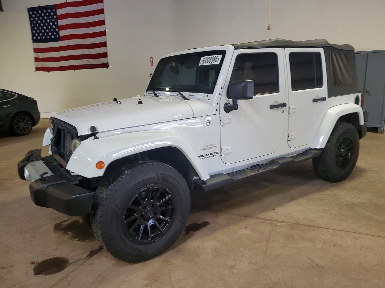 2011 Jeep Wrangler Unlimited Sahara White vin: 1J4HA5H11BL595236