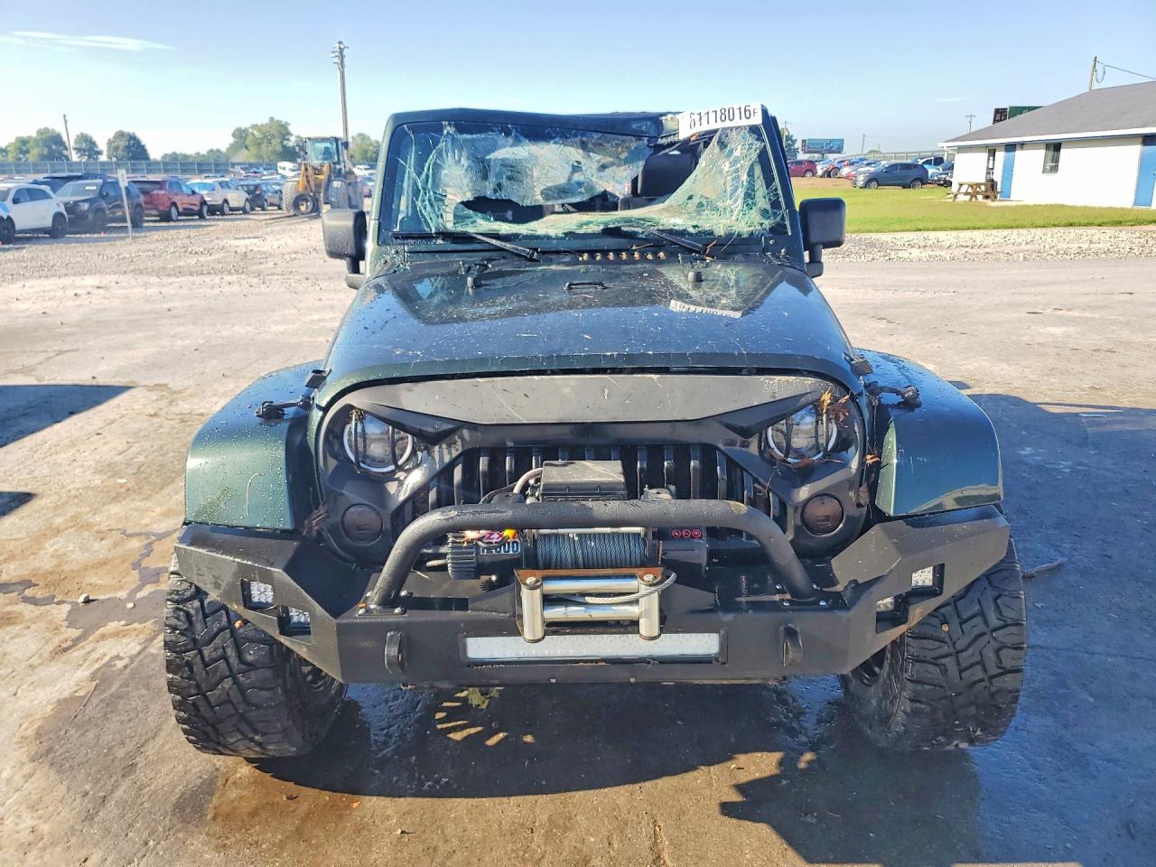 2010 Jeep Wrangler Unlimited Sahara Green vin: 1J4HA5H15AL146026