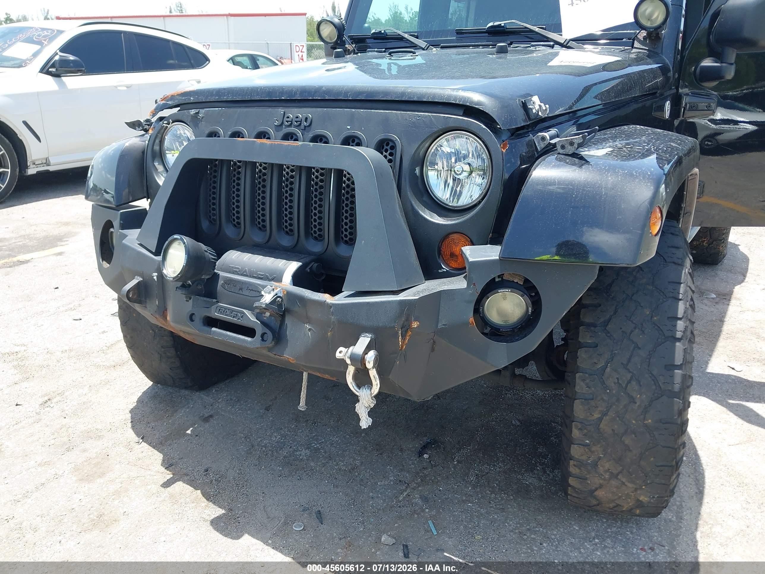 2010 Jeep Wrangler Unlimited Sahara Черный vin: 1J4HA5H15AL181732