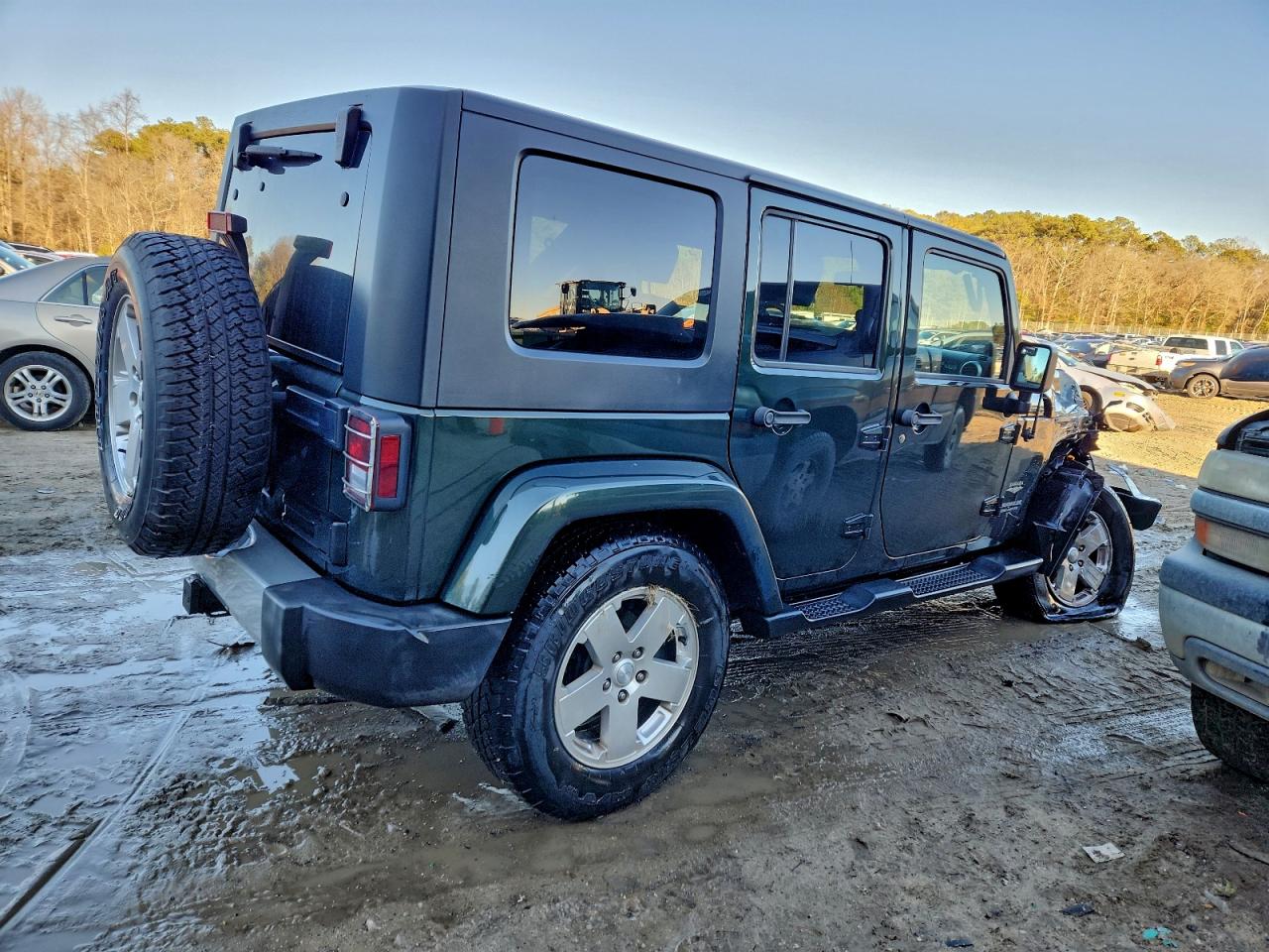 2010 Jeep Wrangler Unlimited Sahara Зеленый vin: 1J4HA5H18AL181711