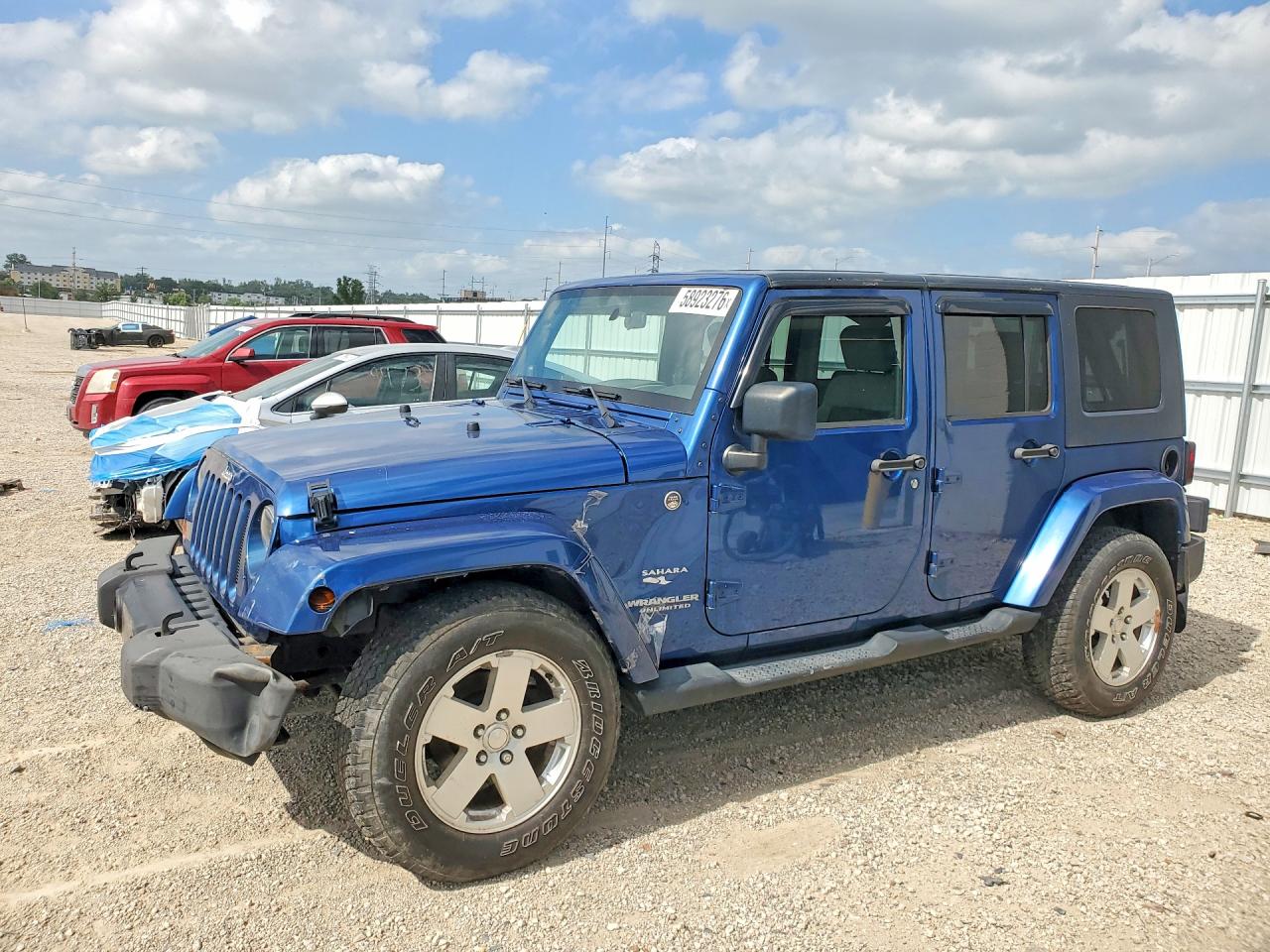 2010 Jeep Wrangler Unlimited Sahara Синий vin: 1J4HA5H1XAL163761