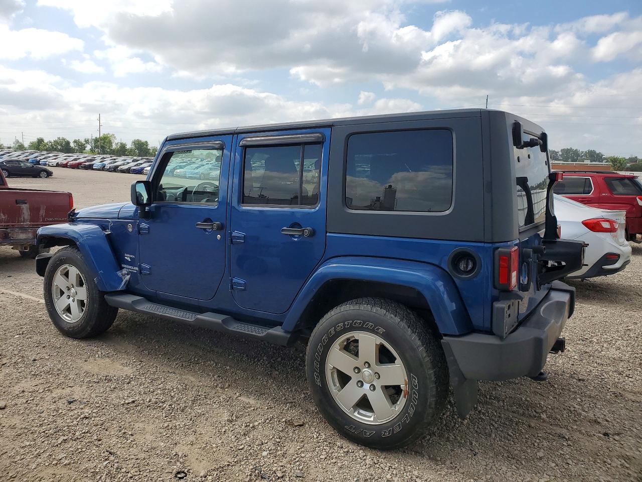 2010 Jeep Wrangler Unlimited Sahara Синий vin: 1J4HA5H1XAL163761