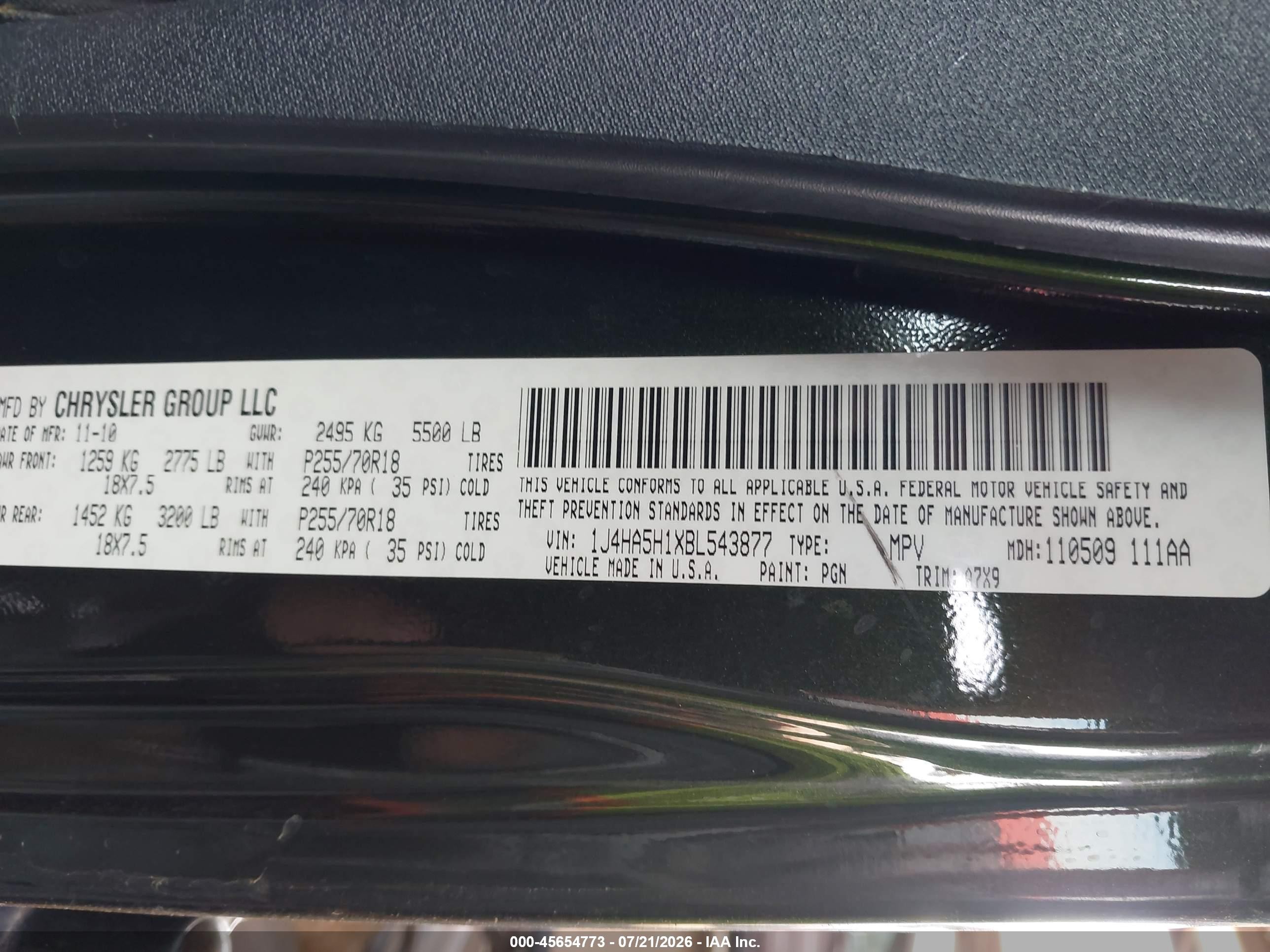2011 Jeep Wrangler Unlimited Sahara Зеленый vin: 1J4HA5H1XBL543877