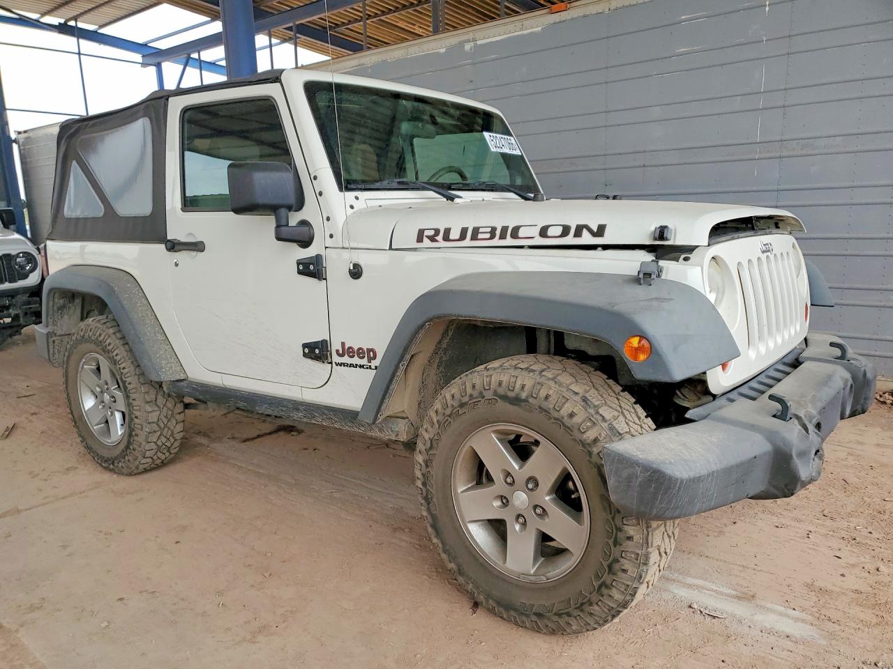 2010 Jeep Wrangler Rubicon White vin: 1J4HA6D10AL213966