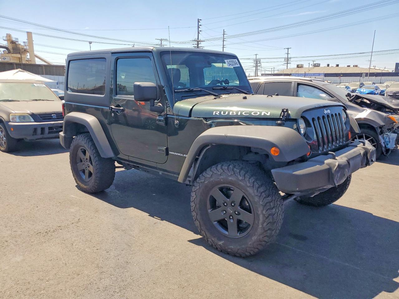 2011 Jeep Wrangler Rubicon Green vin: 1J4HA6D15BL621042