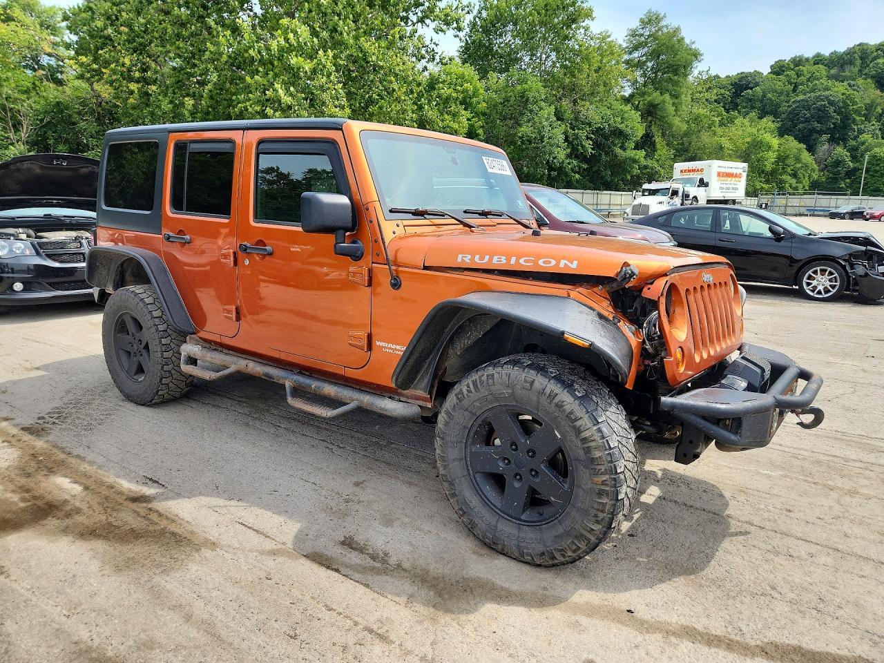 2011 Jeep Wrangler Unlimited Rubicon Orange vin: 1J4HA6H11BL641539