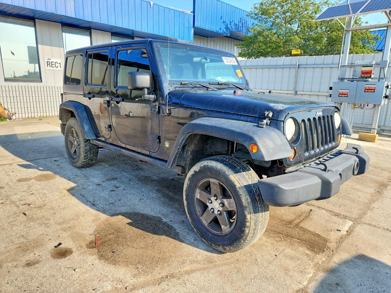 2011 Jeep Wrangler Unlimited Rubicon Black vin: 1J4HA6H13BL573390
