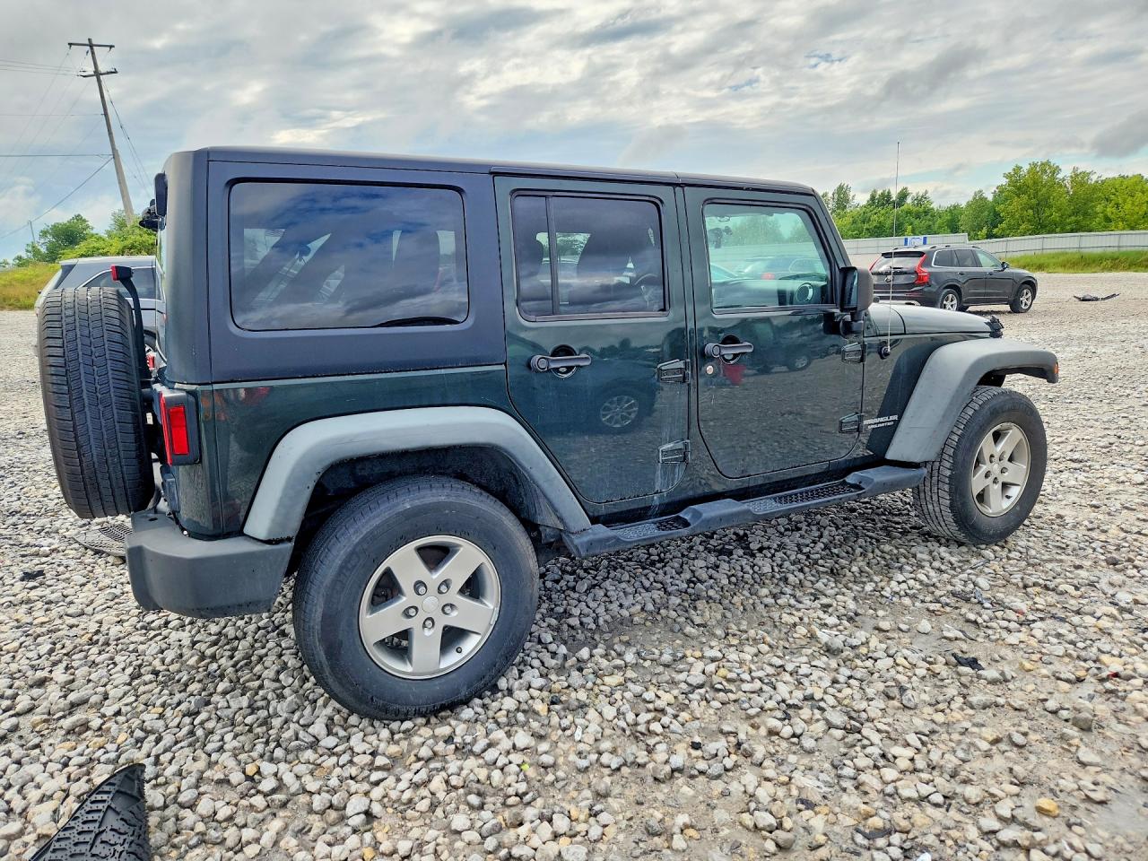 2011 Jeep Wrangler Unlimited Rubicon Green vin: 1J4HA6H15BL583001