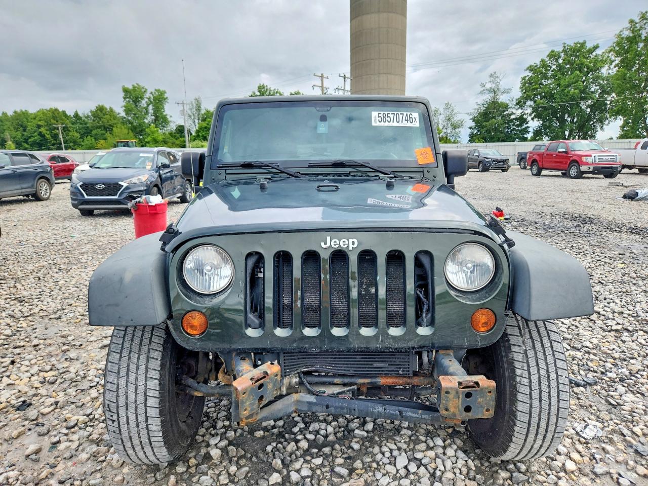2011 Jeep Wrangler Unlimited Rubicon Green vin: 1J4HA6H15BL583001