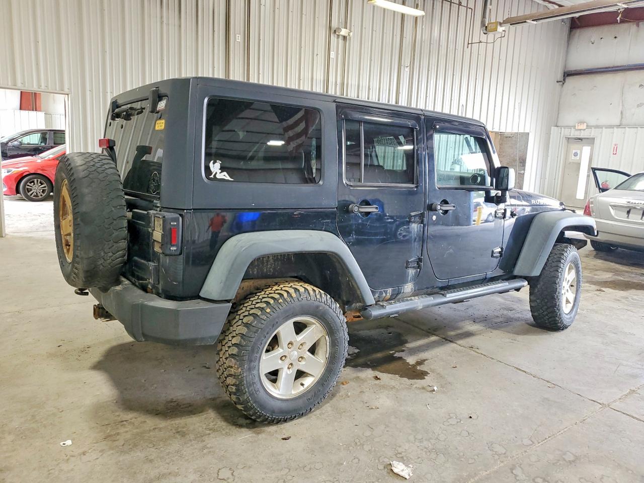 2011 Jeep Wrangler Unlimited Rubicon Black vin: 1J4HA6H16BL565252