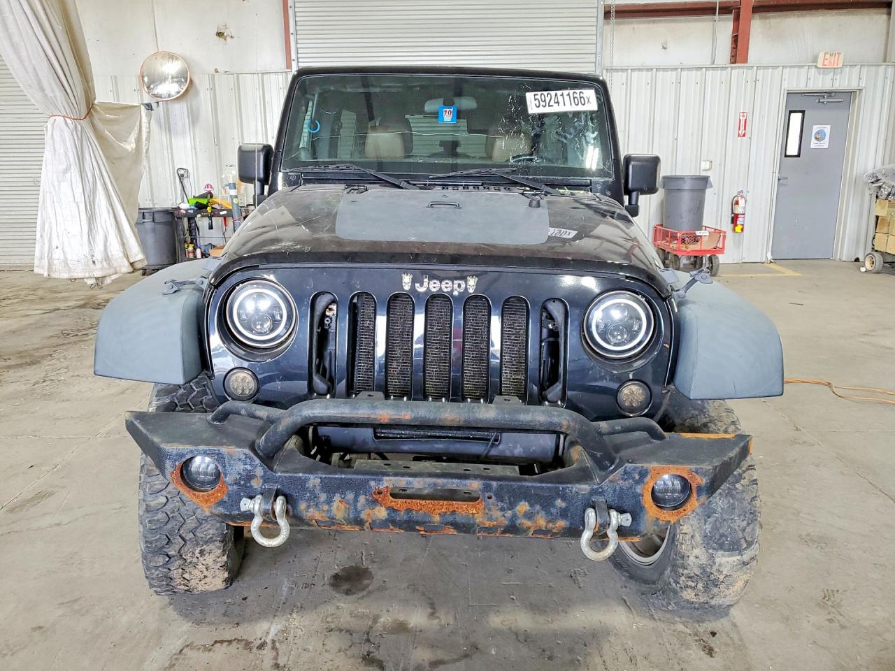 2011 Jeep Wrangler Unlimited Rubicon Black vin: 1J4HA6H16BL565252