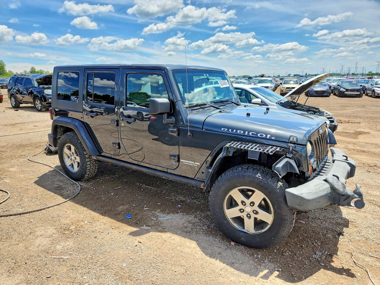 2010 Jeep Wrangler Unlimited Rubicon Gray vin: 1J4HA6H18AL128562