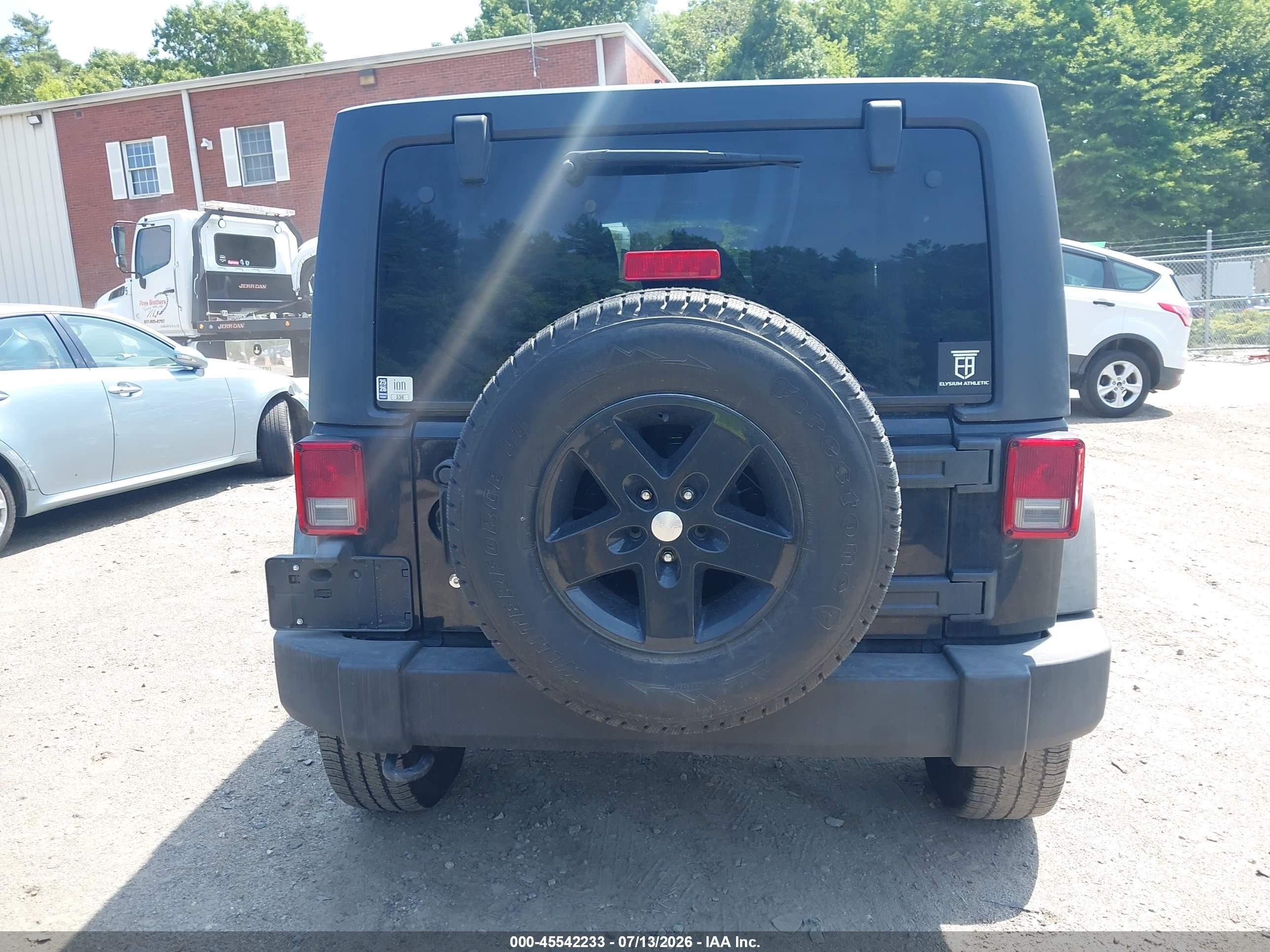 2011 Jeep Wrangler Unlimited Rubicon Black vin: 1J4HA6H1XBL503417