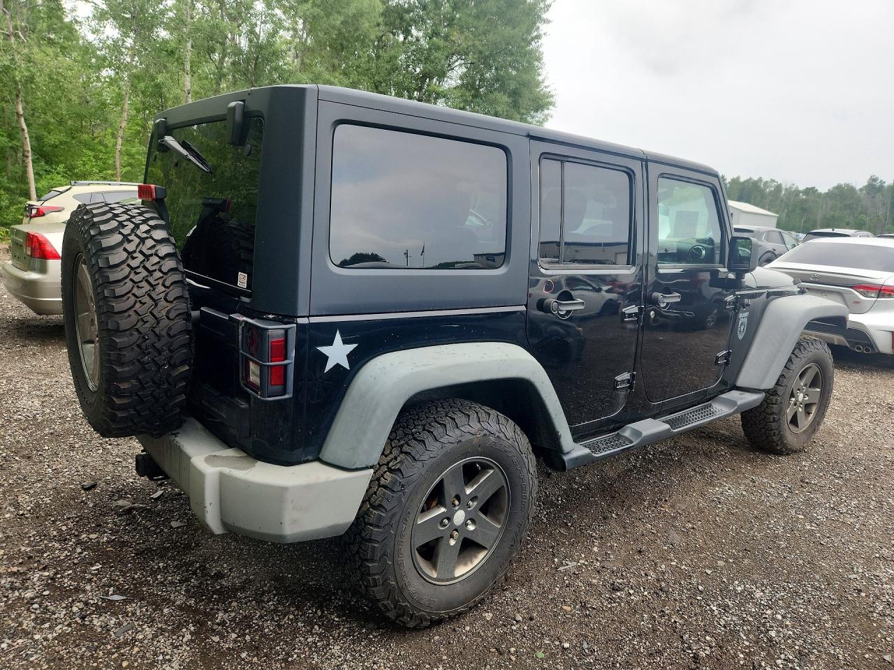 2011 Jeep Wrangler Unlimited Rubicon Черный vin: 1J4HA6H1XBL560233