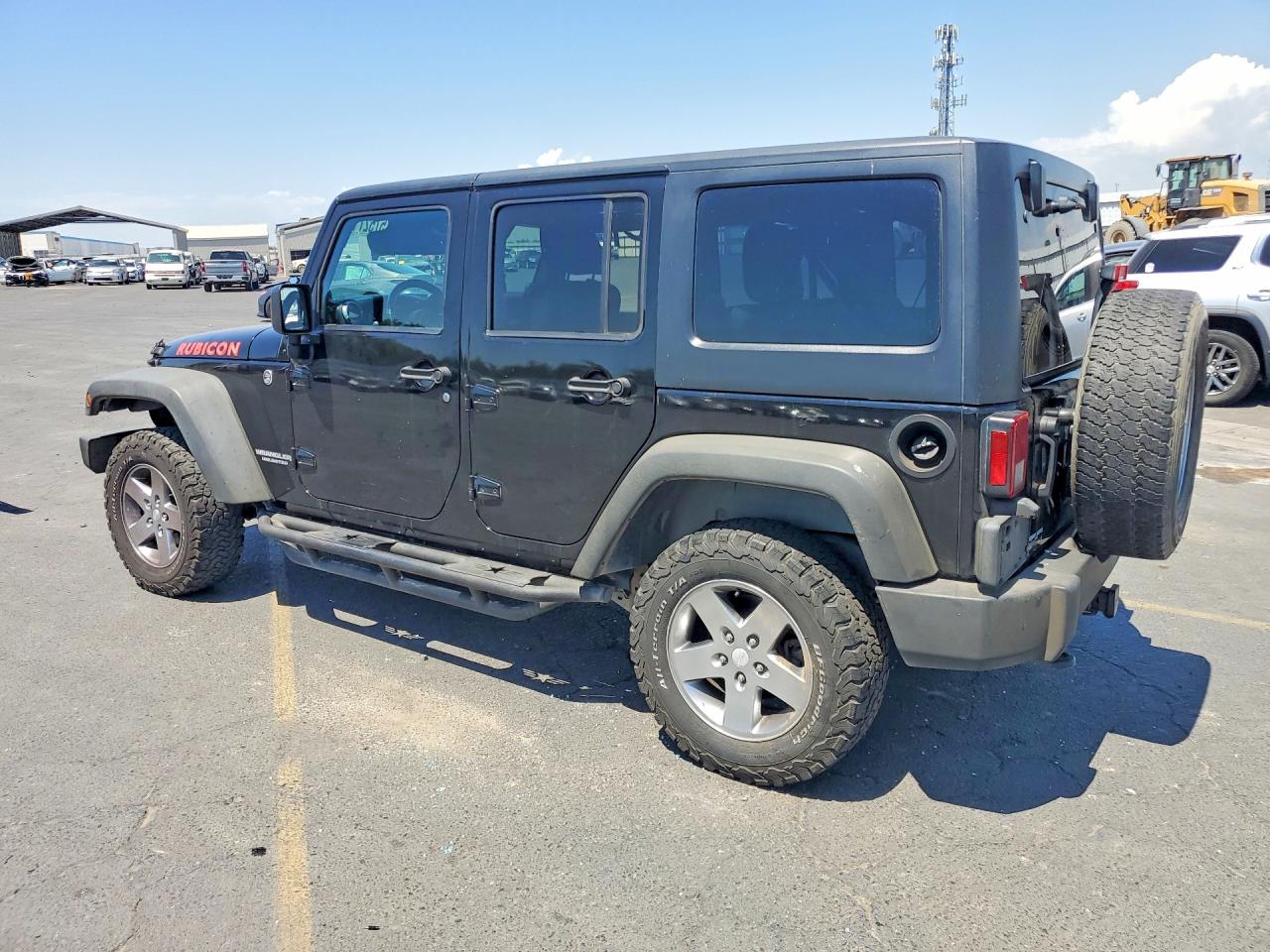 2011 Jeep Wrangler Unlimited Rubicon Black vin: 1J4HA6H1XBL600553