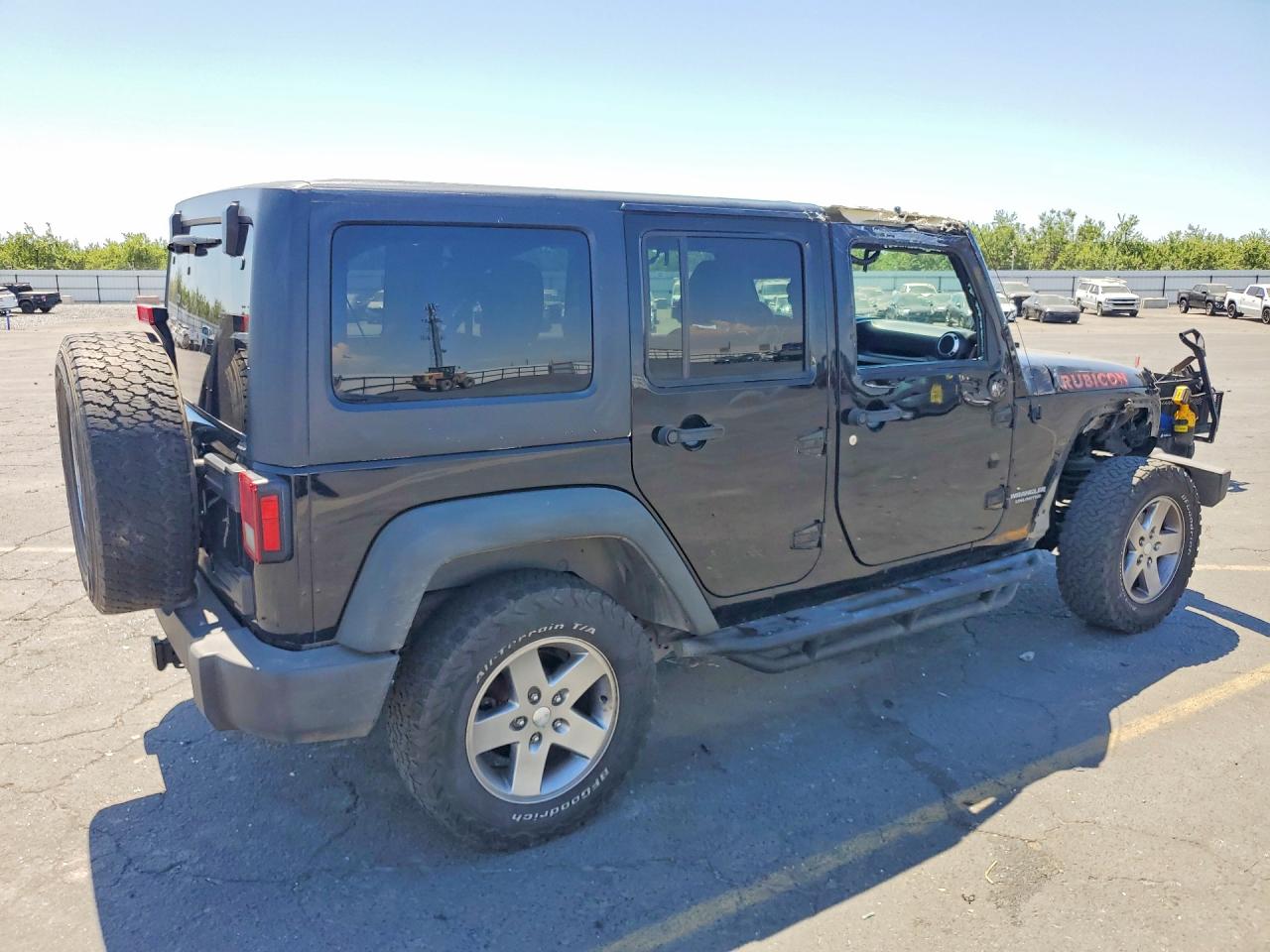 2011 Jeep Wrangler Unlimited Rubicon Black vin: 1J4HA6H1XBL600553