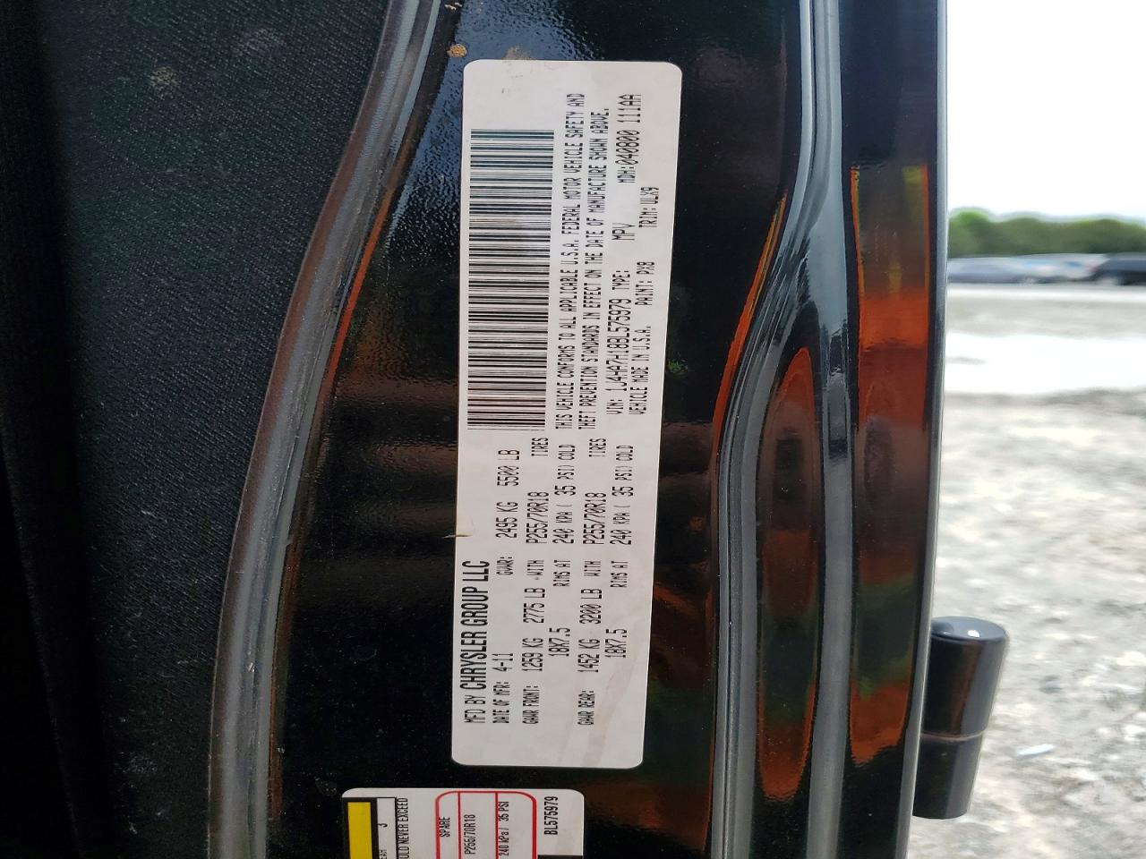 2011 Jeep Wrangler Unlimited Jeep 70th Anniversary Black vin: 1J4HA7H18BL575979
