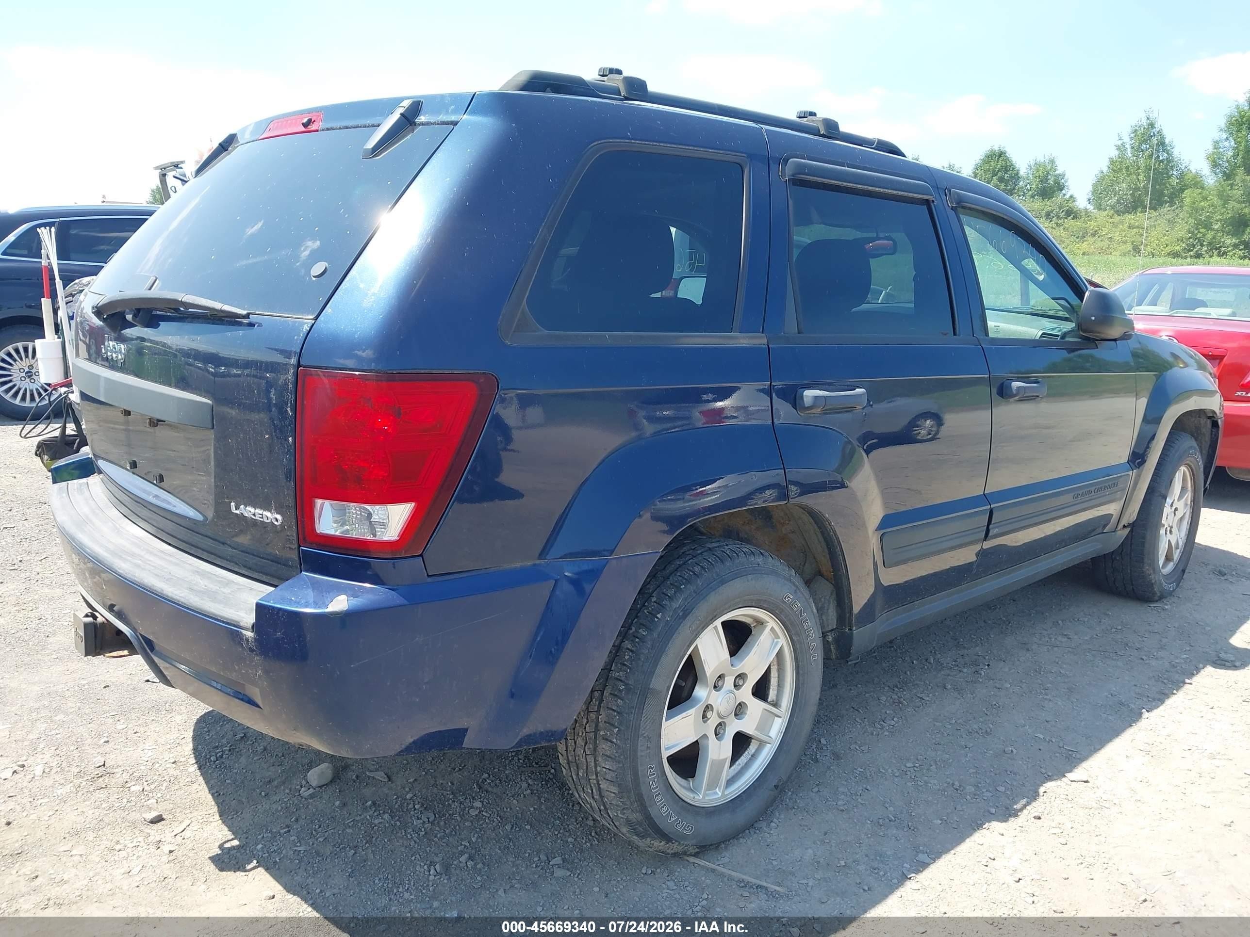 2005 Jeep Grand Cherokee Laredo Blue vin: 1J4HR48N15C542479