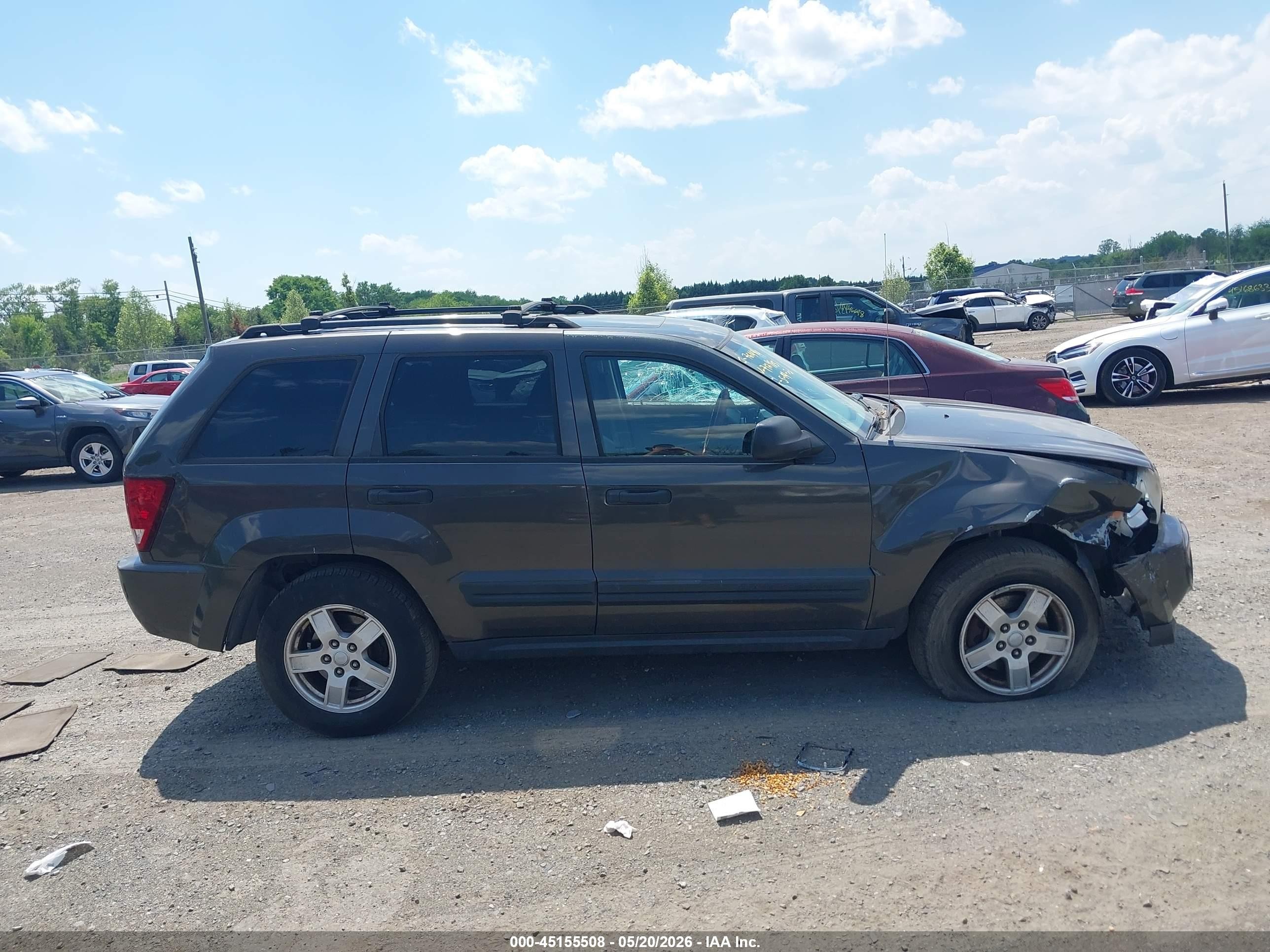 2005 Jeep Grand Cherokee Laredo Green vin: 1J4HR48N15C712985