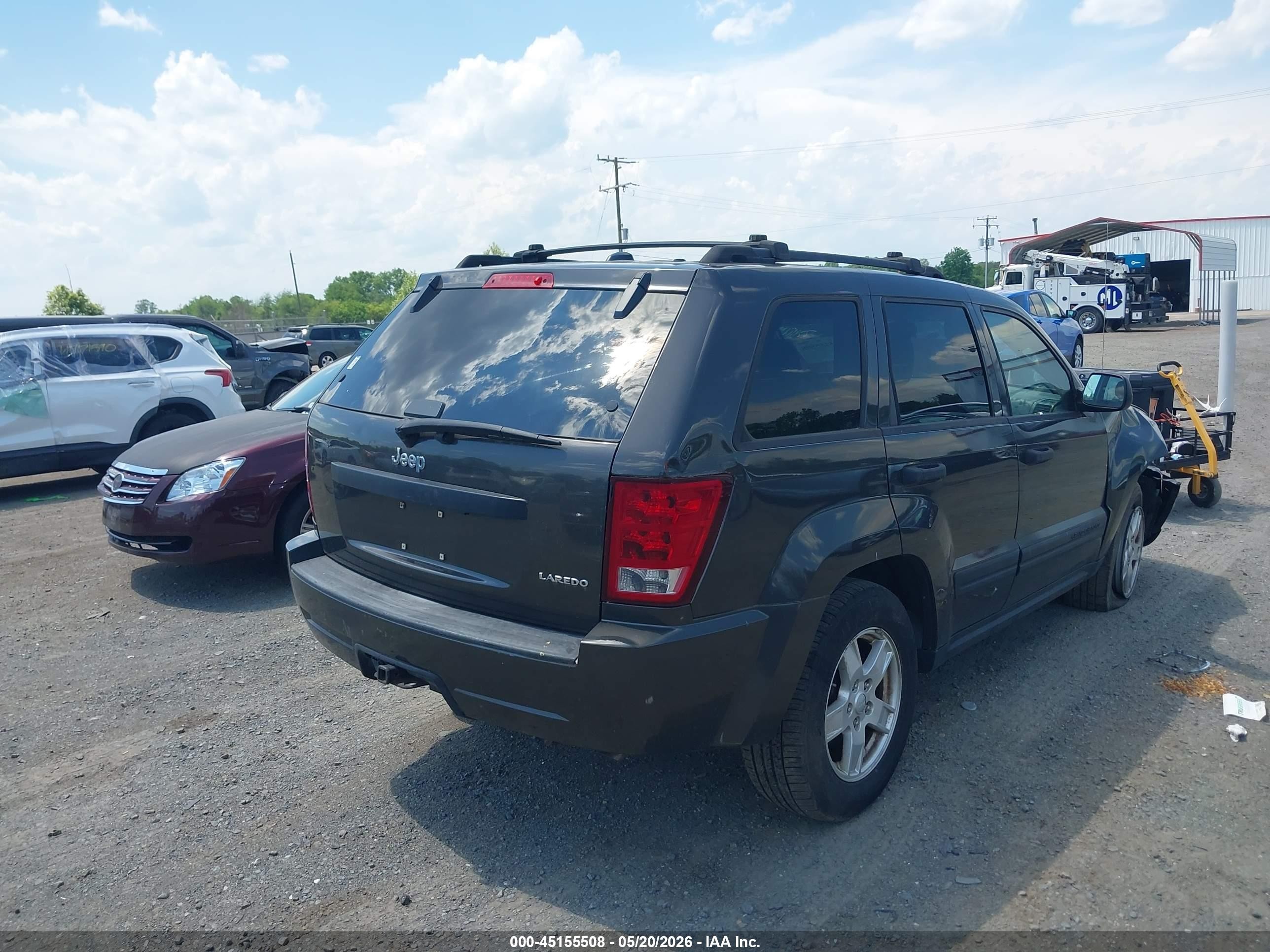 2005 Jeep Grand Cherokee Laredo Green vin: 1J4HR48N15C712985