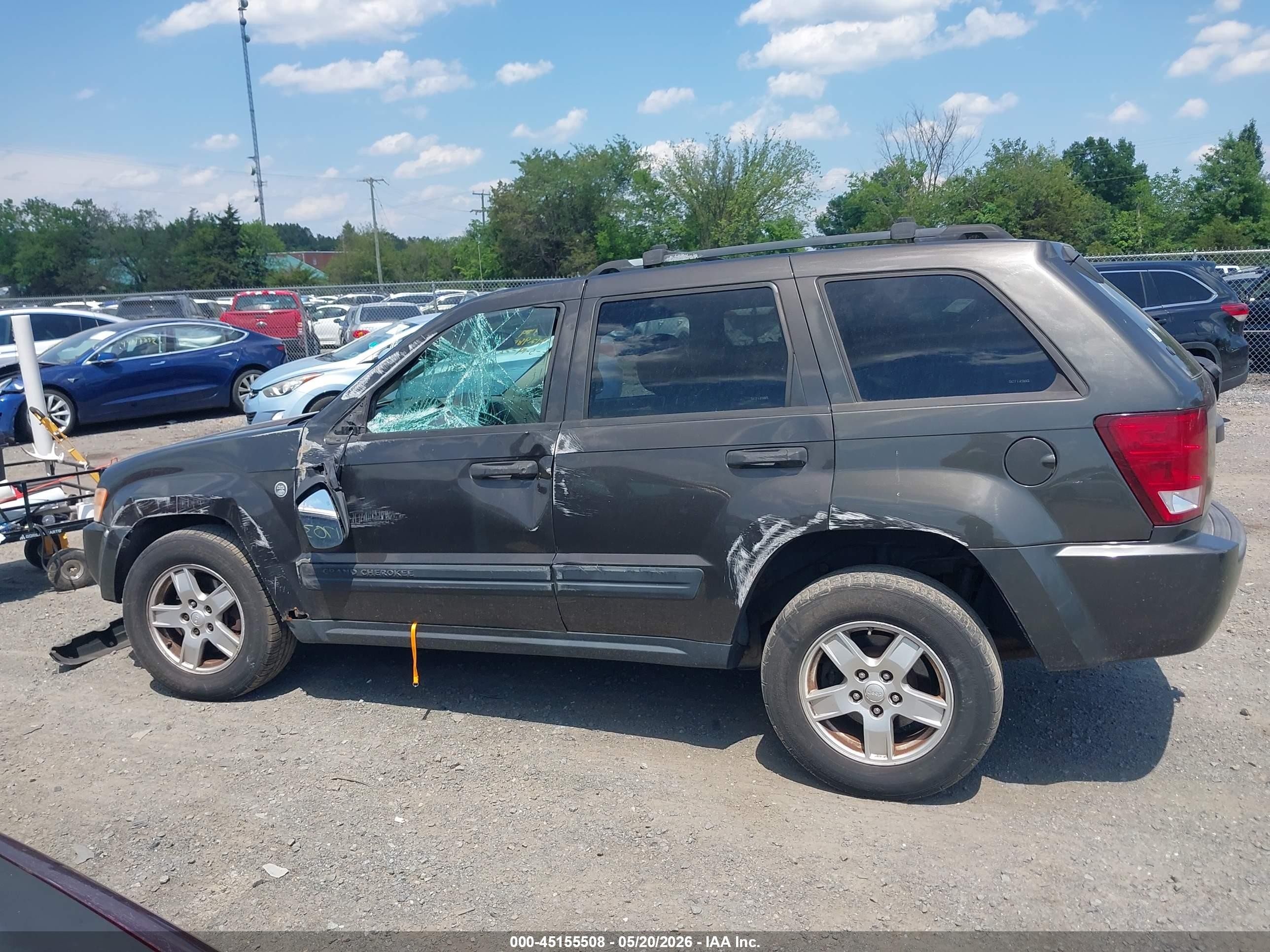 2005 Jeep Grand Cherokee Laredo Green vin: 1J4HR48N15C712985