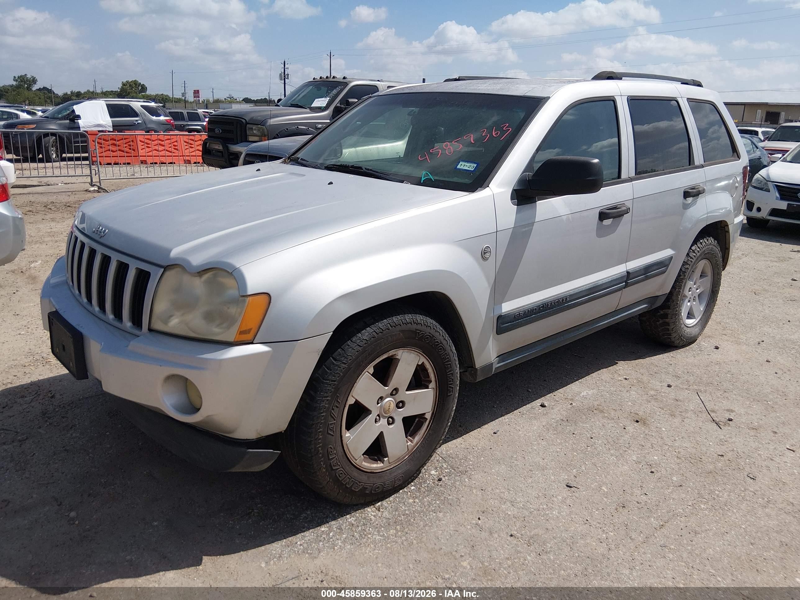 2006 Jeep Grand Cherokee Laredo Серебряный vin: 1J4HR48N36C212943